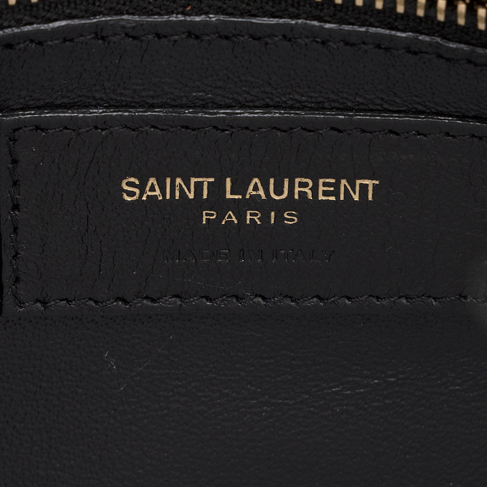 Saint Laurent Croc Embossed Margaux Shoulder Bag 18208