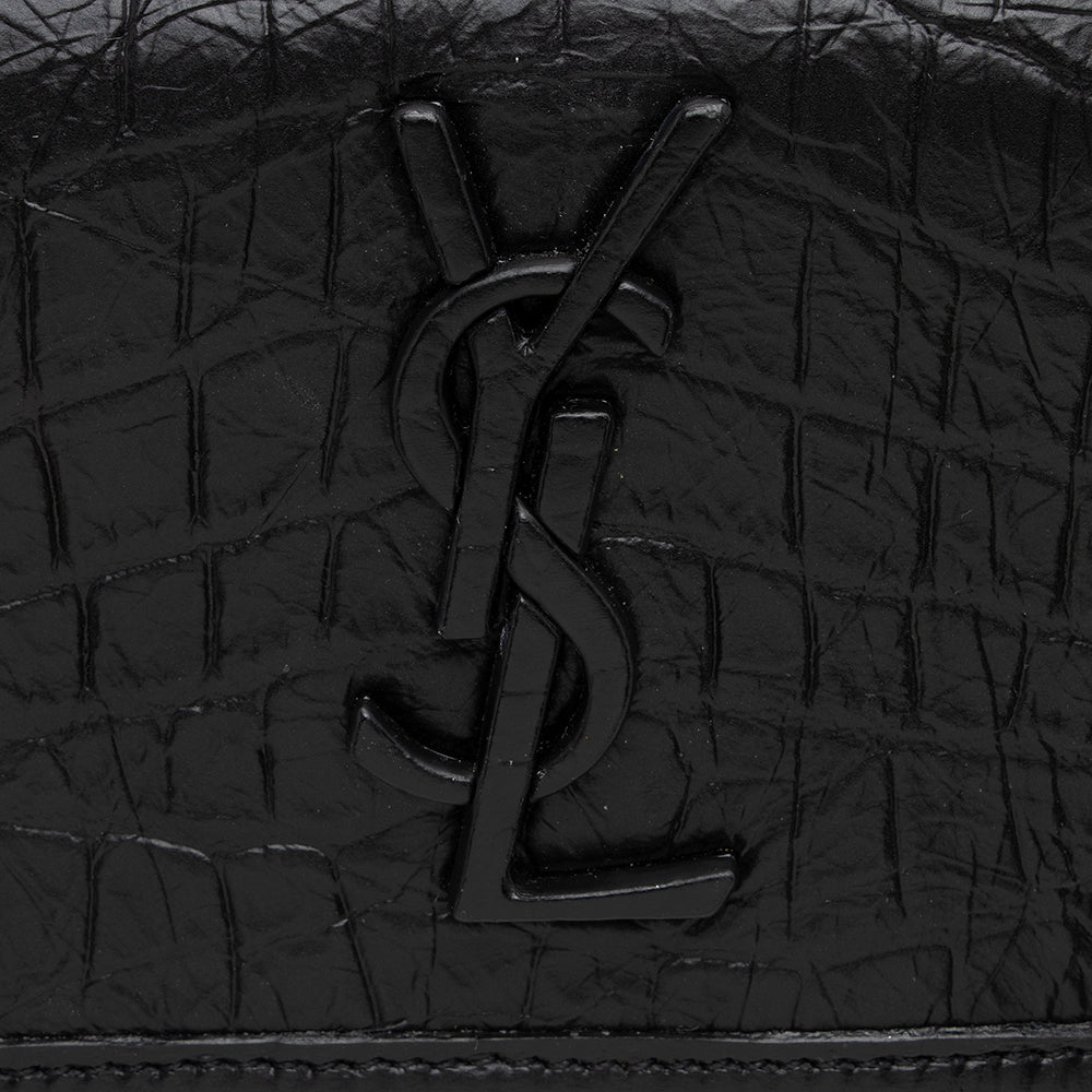 Saint Laurent Croc Embossed Niki Waist Bag 17121