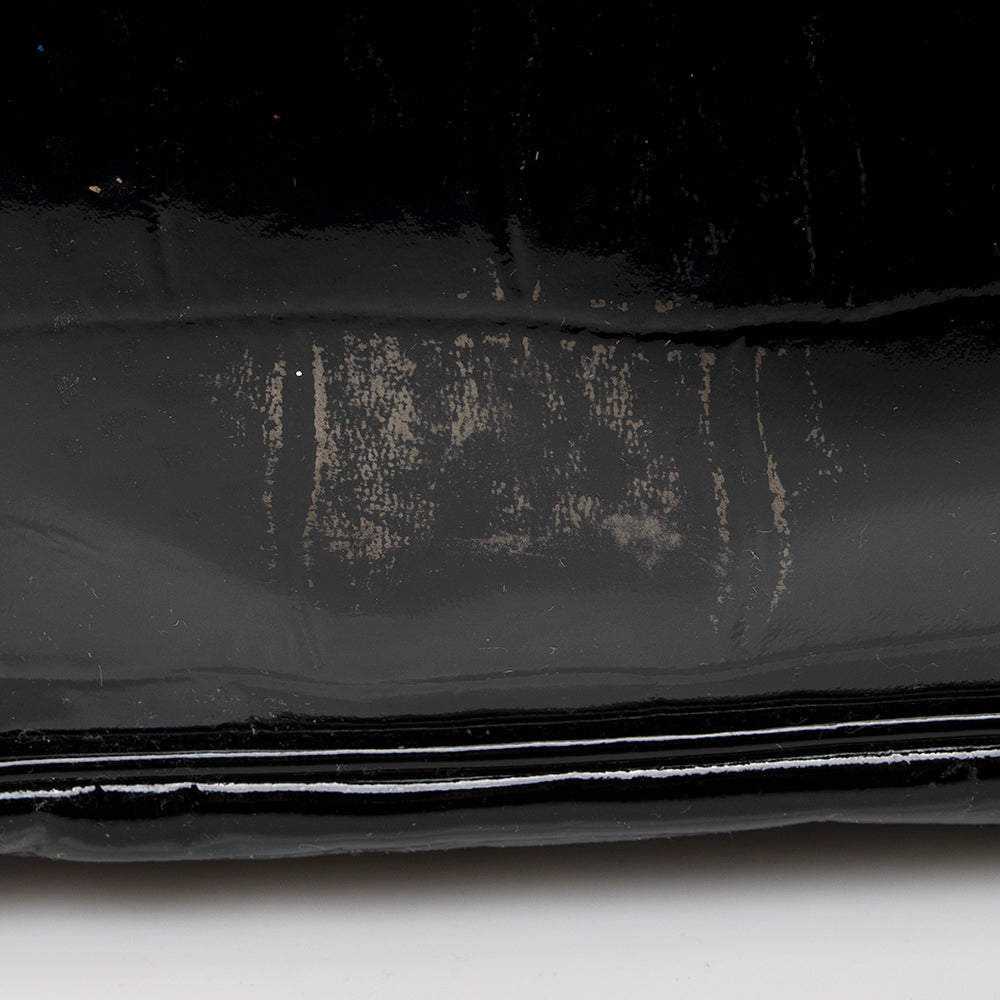 Saint Laurent Croc Embossed Patent Leather Raspail Tote 19265