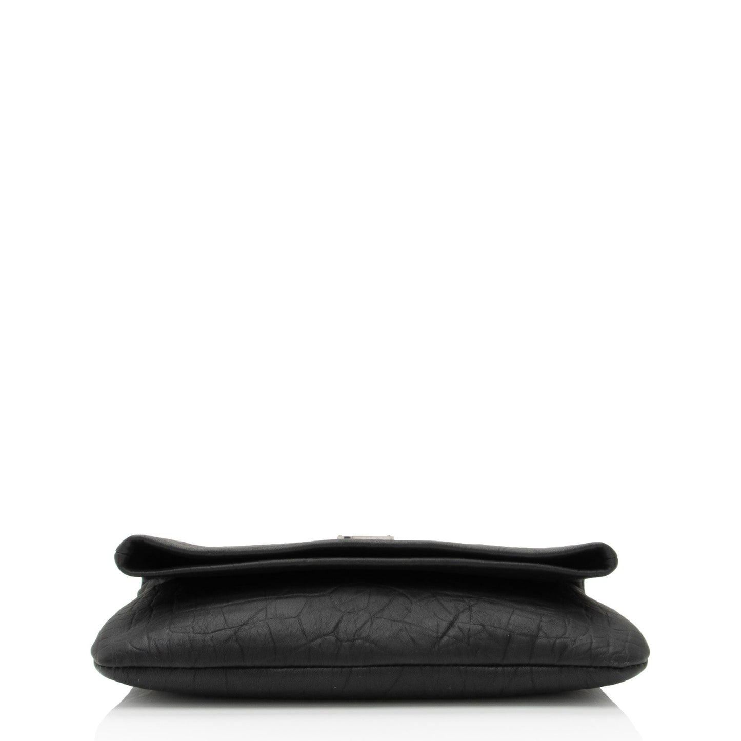 Saint Laurent Croc Embossed Leather West Hollywood Fold Over Clutch Q0UWUS