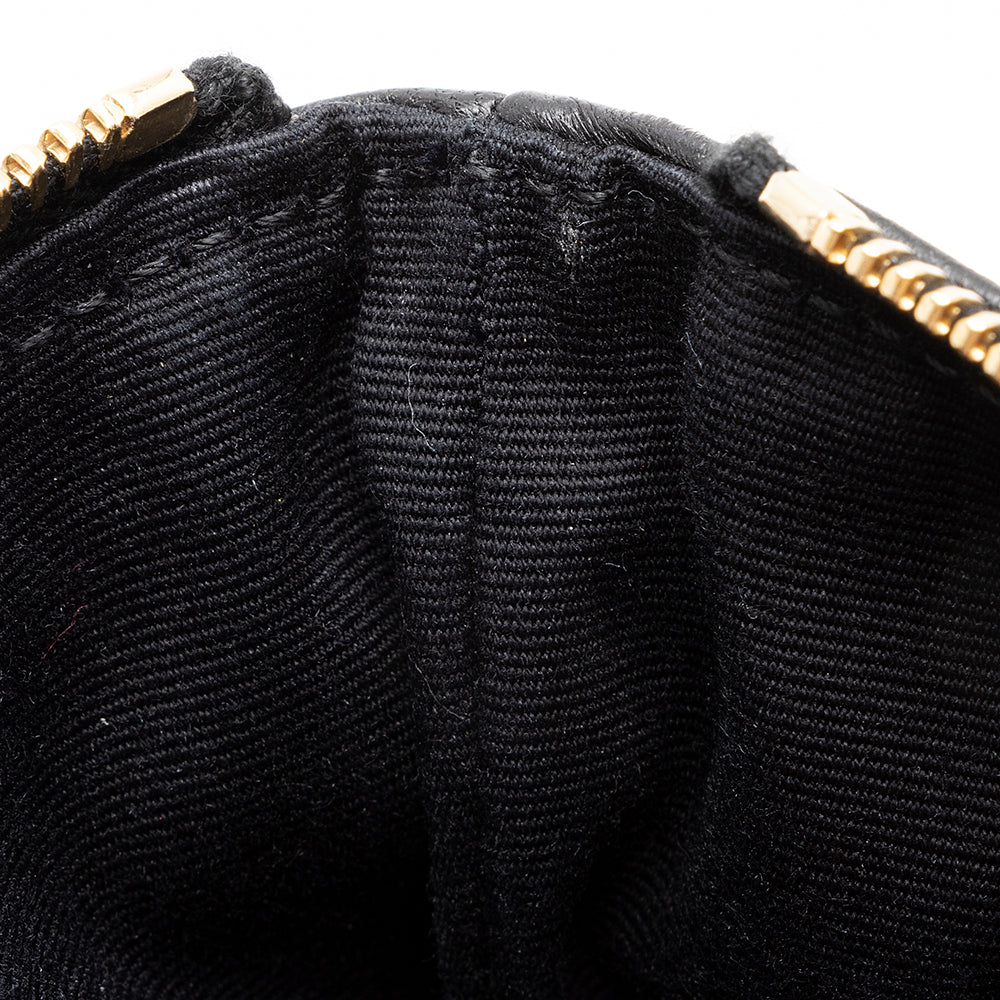 Saint Laurent Diamond Quilted Leather Monogram Angie Small Shoulder Bag 22533