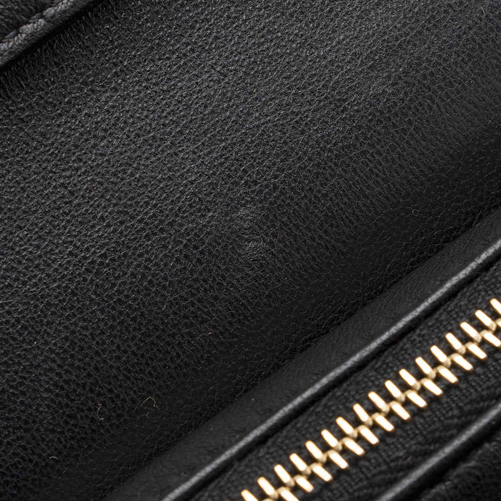Saint Laurent Diamond Quilted Leather Monogram Angie Small Shoulder Bag 22533