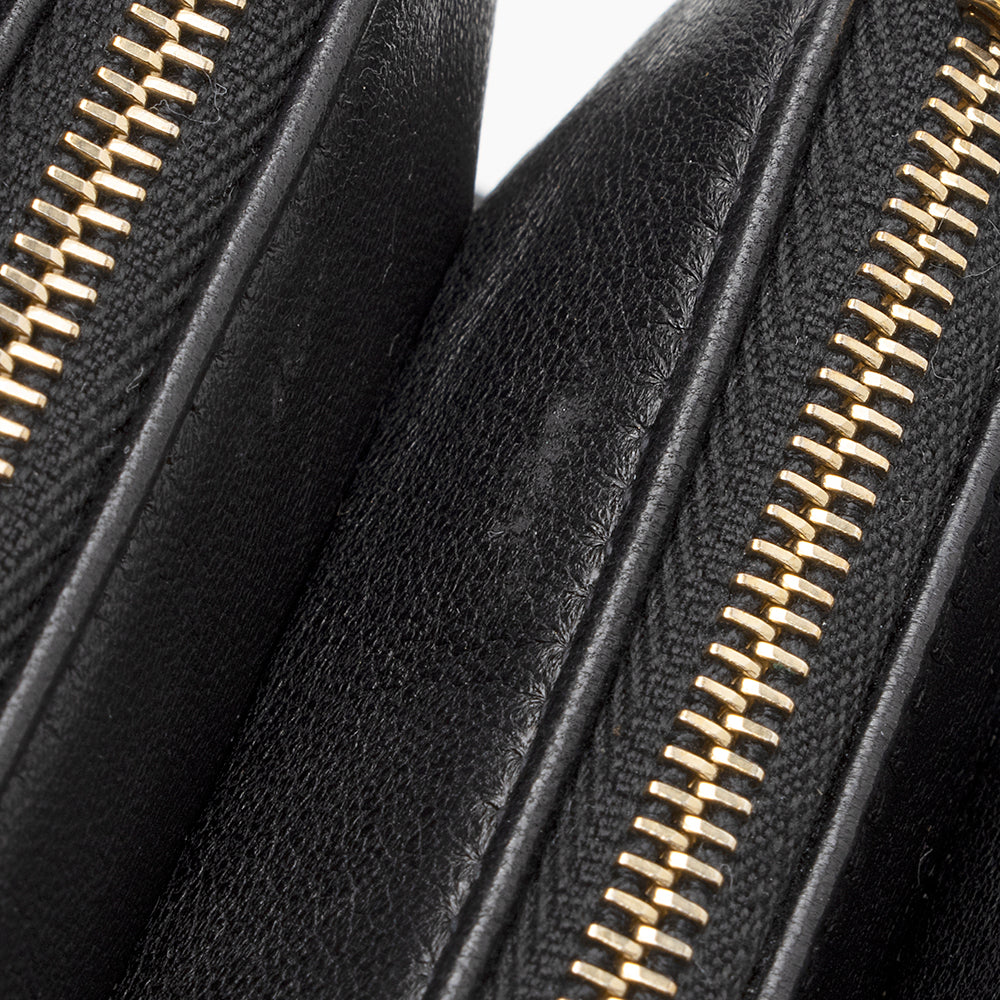 Saint Laurent Diamond Quilted Leather Monogram Angie Small Shoulder Bag 22533