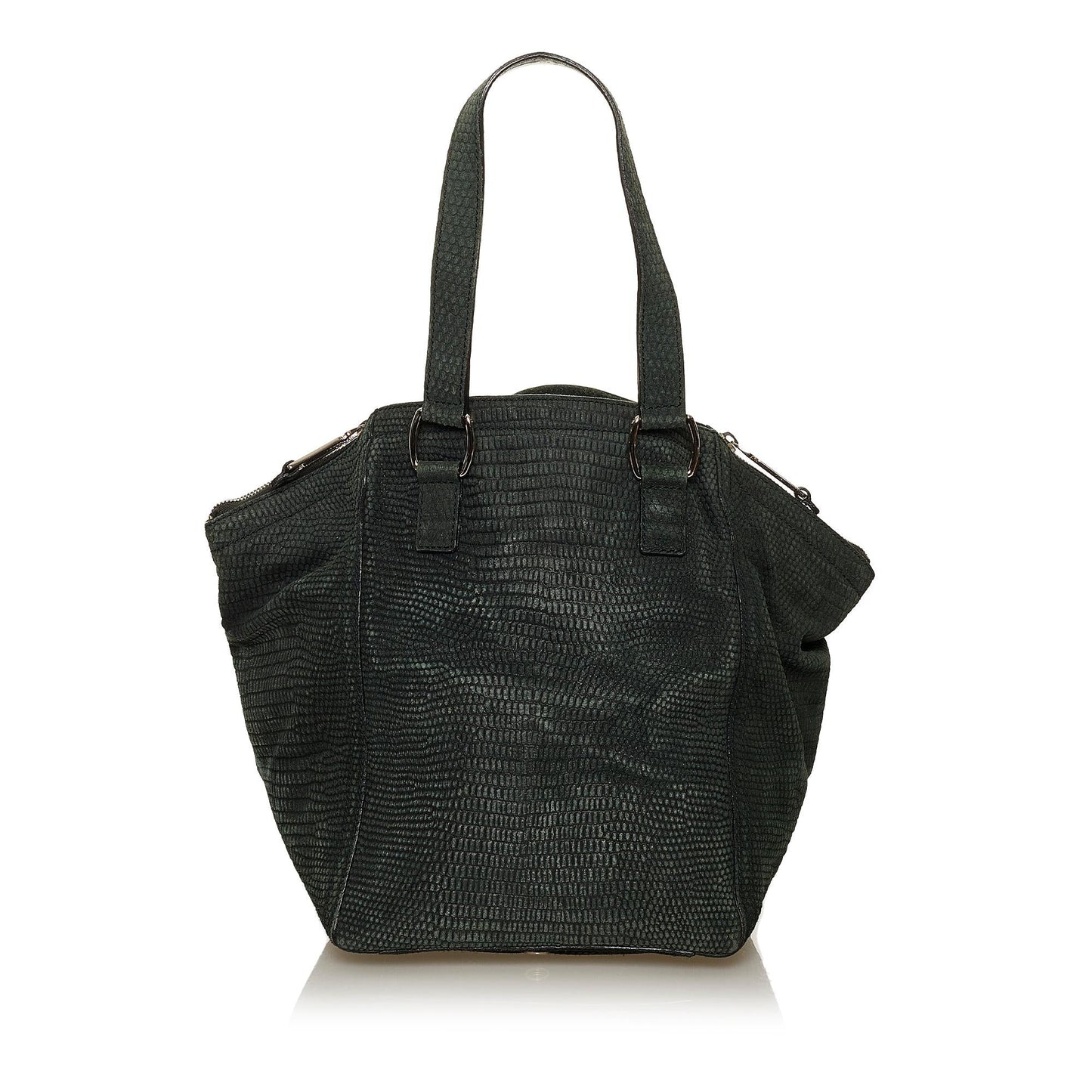 Saint Laurent Downtown Embossed Leather Tote Bag (SHG-28403