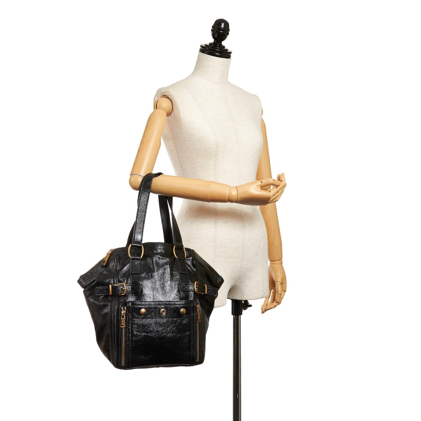 Saint Laurent Downtown Leather Tote Bag (SHG-29878