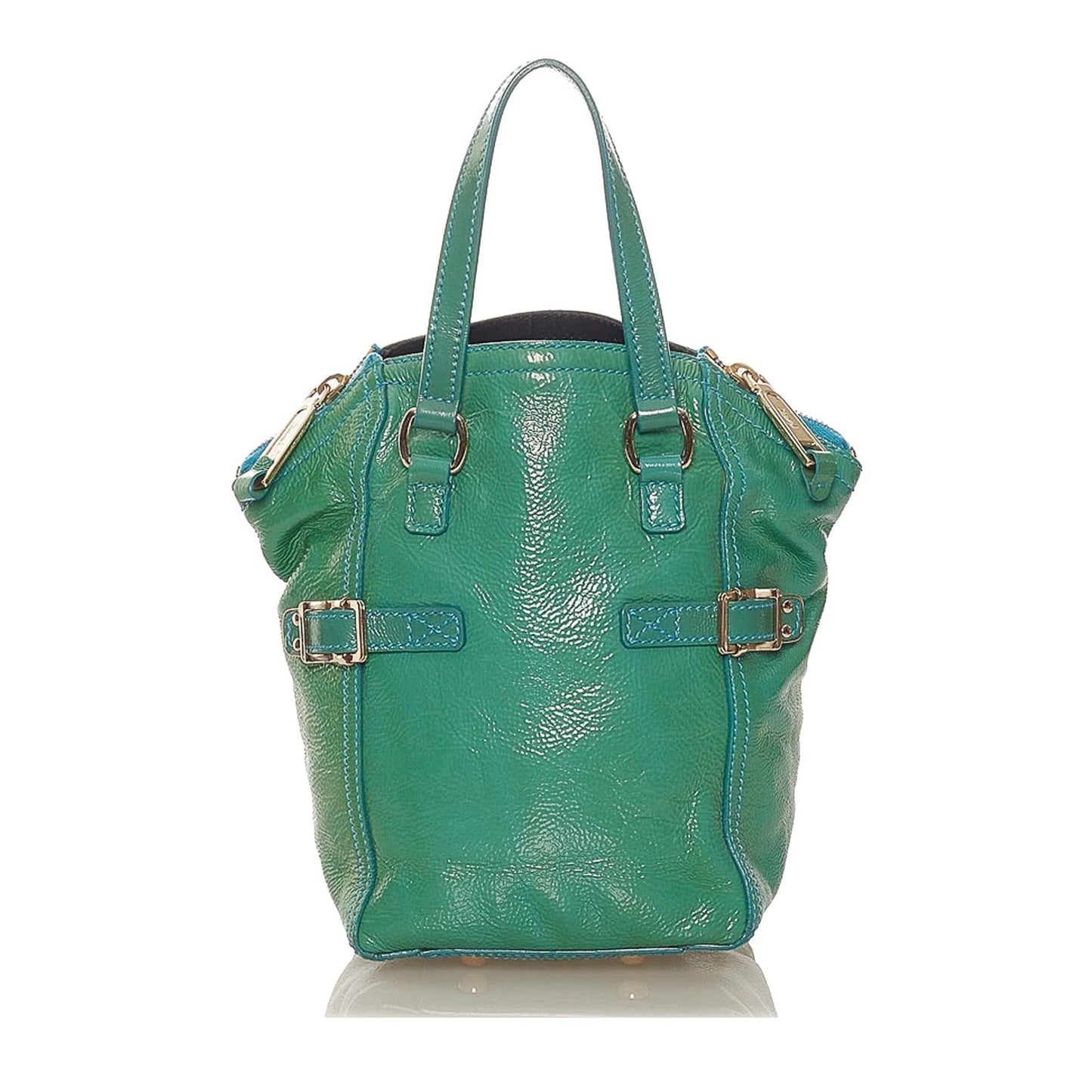 Saint Laurent Downtown Patent Leather Handbag (SHG-28073