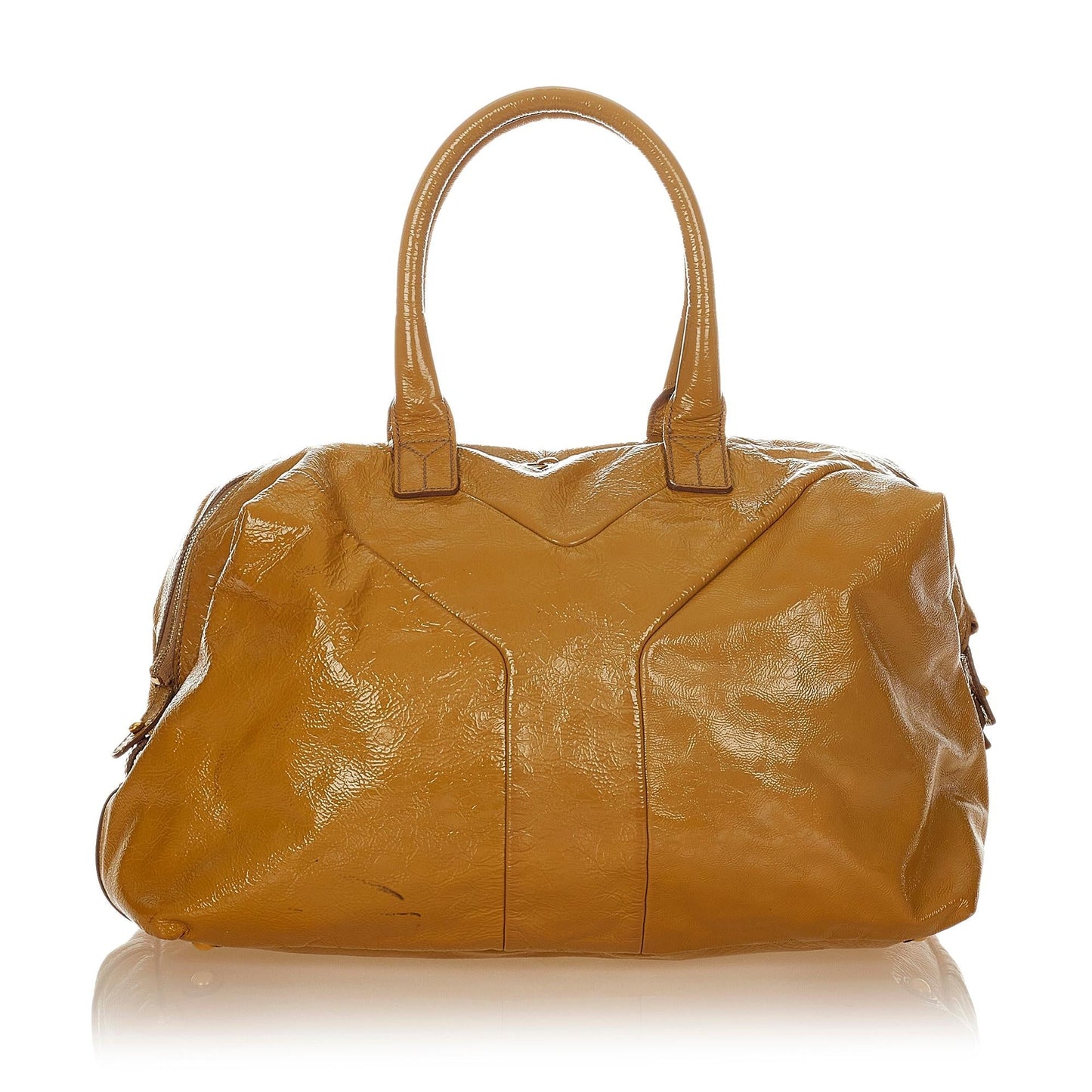 Saint Laurent Easy Y Patent Leather Tote Bag (SHG-26000