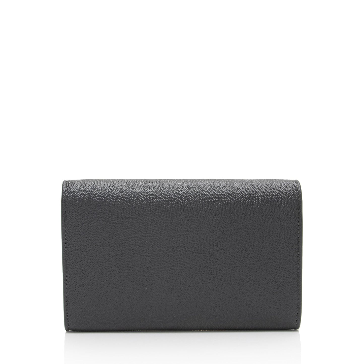 Saint Laurent Grain De Poudre Monogram Uptown Chain Wallet WHffX5