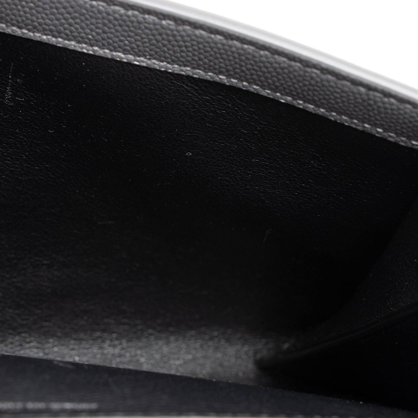 Saint Laurent Grain De Poudre Monogram Uptown Chain Wallet WHffX5