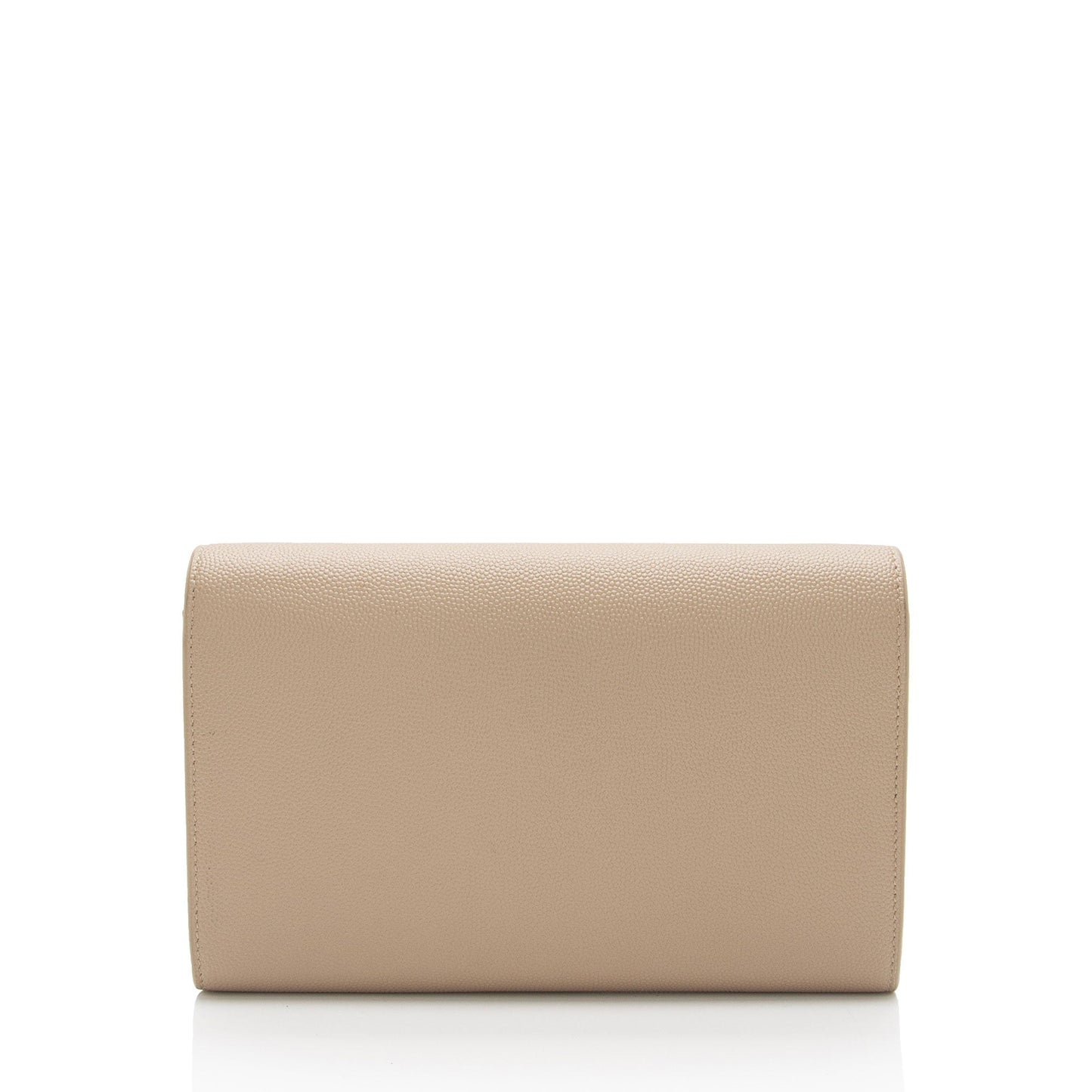 Saint Laurent Grain De Poudre Monogram Uptown Chain Wallet wooMCi
