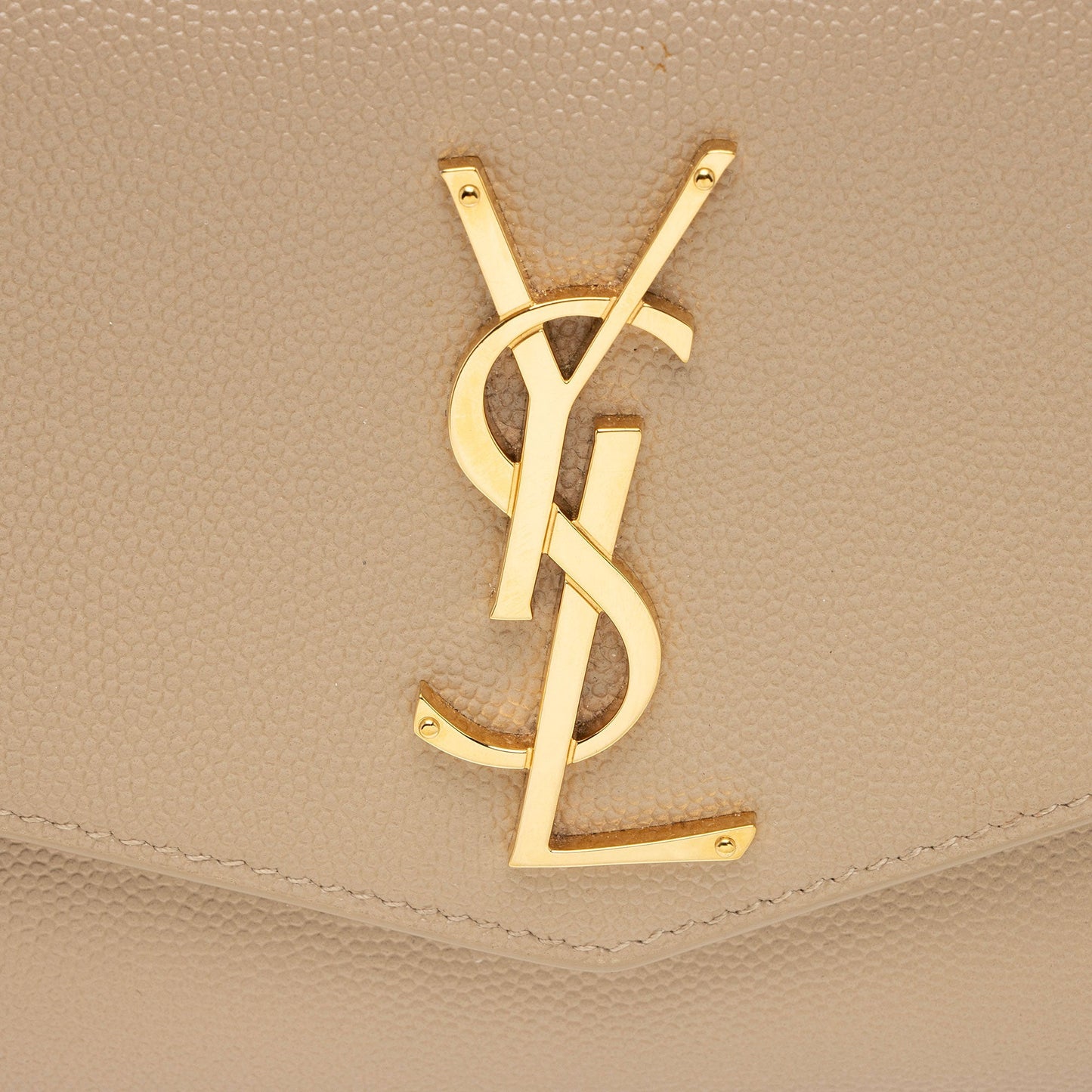 Saint Laurent Grain De Poudre Monogram Uptown Chain Wallet wooMCi
