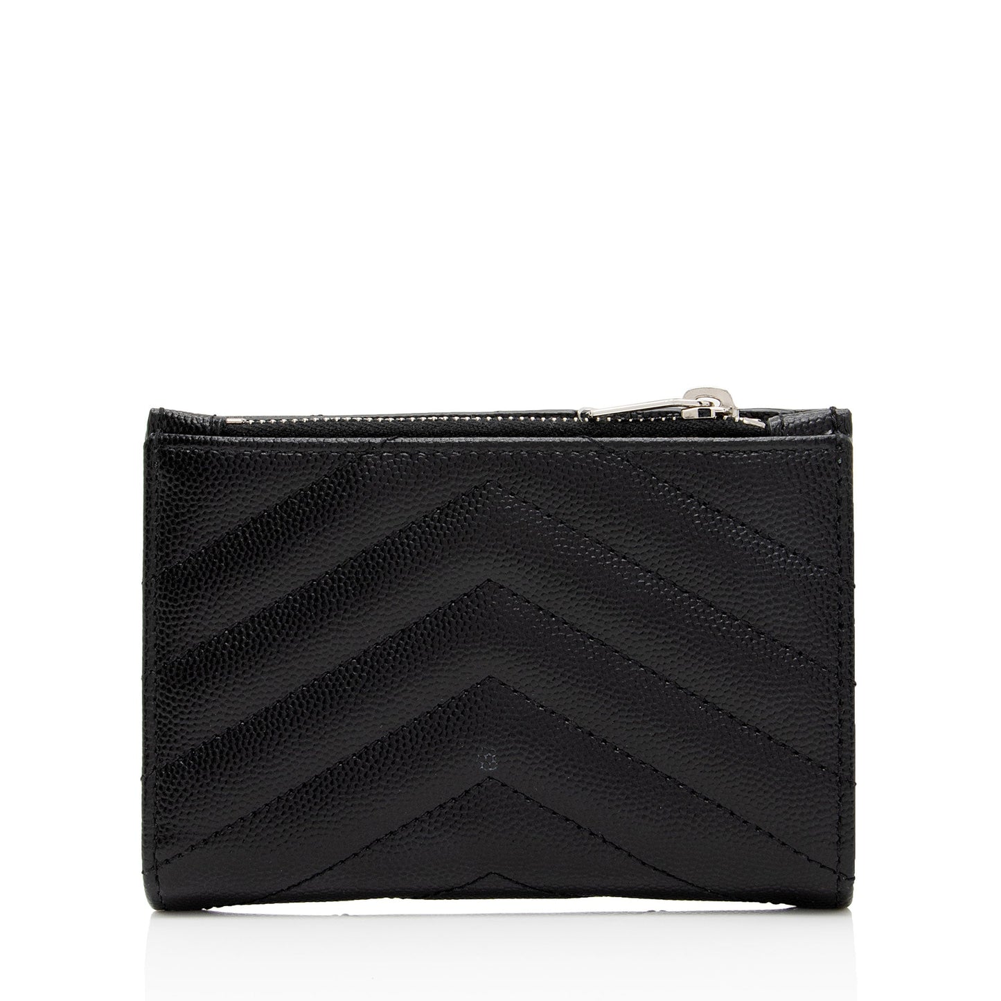 Saint Laurent Grain de Podure Zipped Monogram Wallet we8vHe