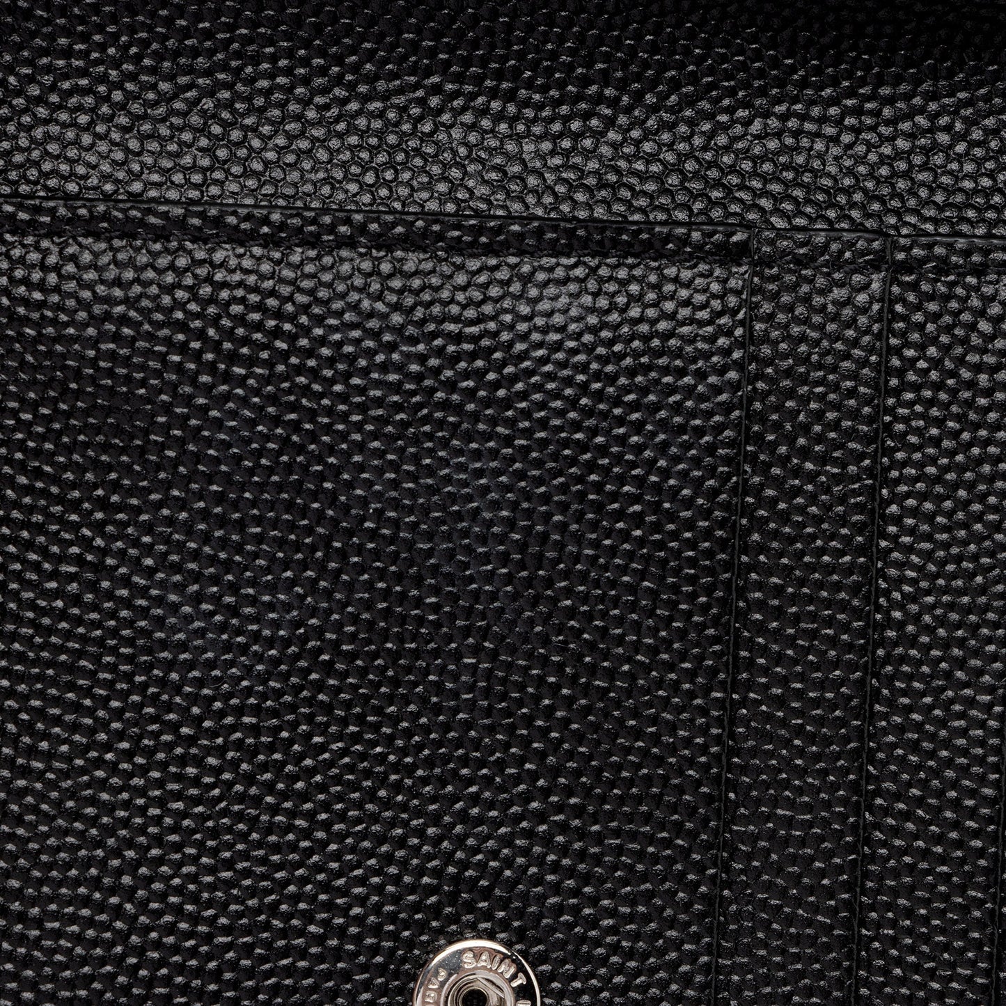 Saint Laurent Grain de Podure Zipped Monogram Wallet we8vHe