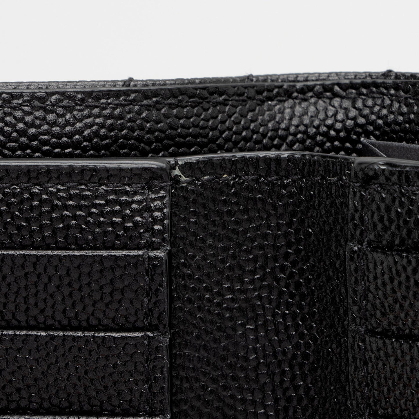 Saint Laurent Grain de Podure Zipped Monogram Wallet we8vHe