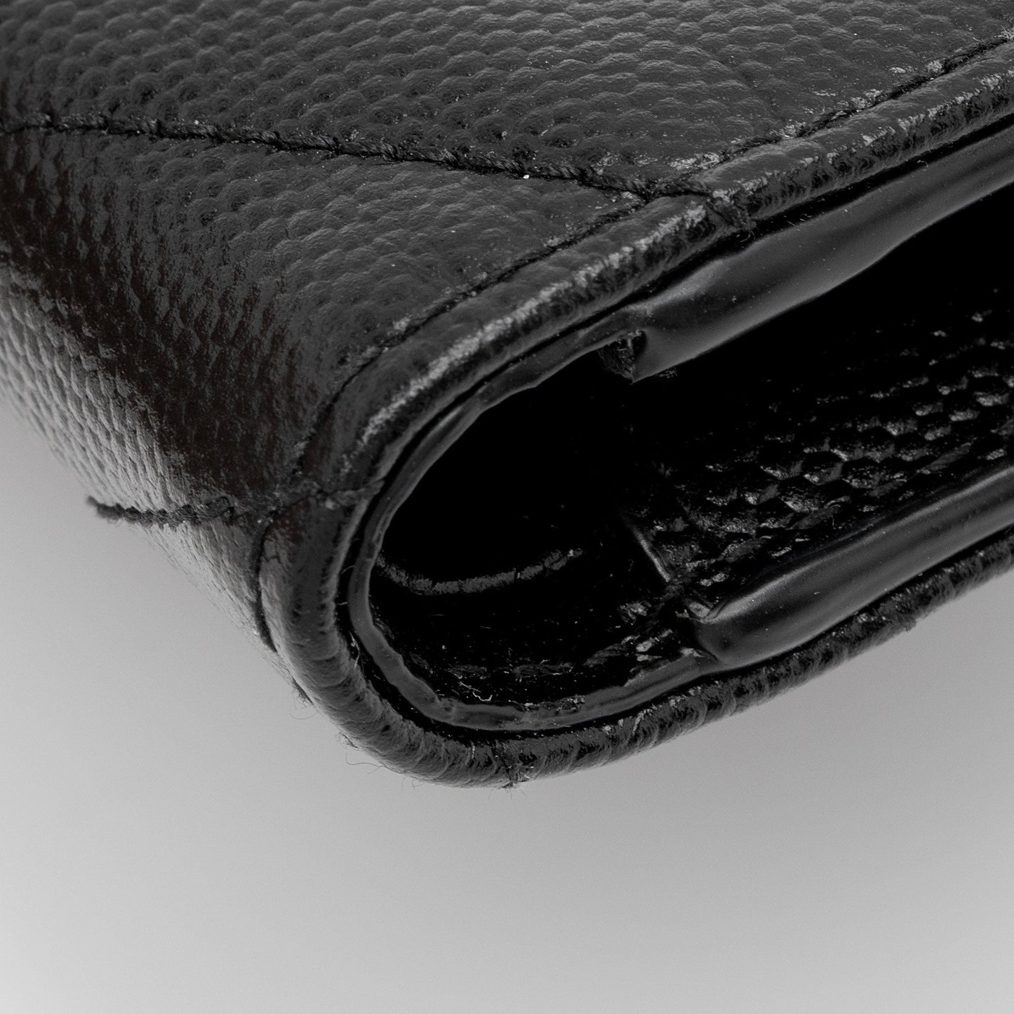 Saint Laurent Grain de Podure Zipped Monogram Wallet we8vHe