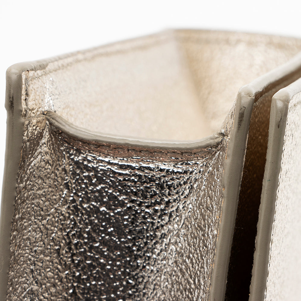 Saint Laurent Metallic Grain de Poudre Classic Kate Clutch 17619