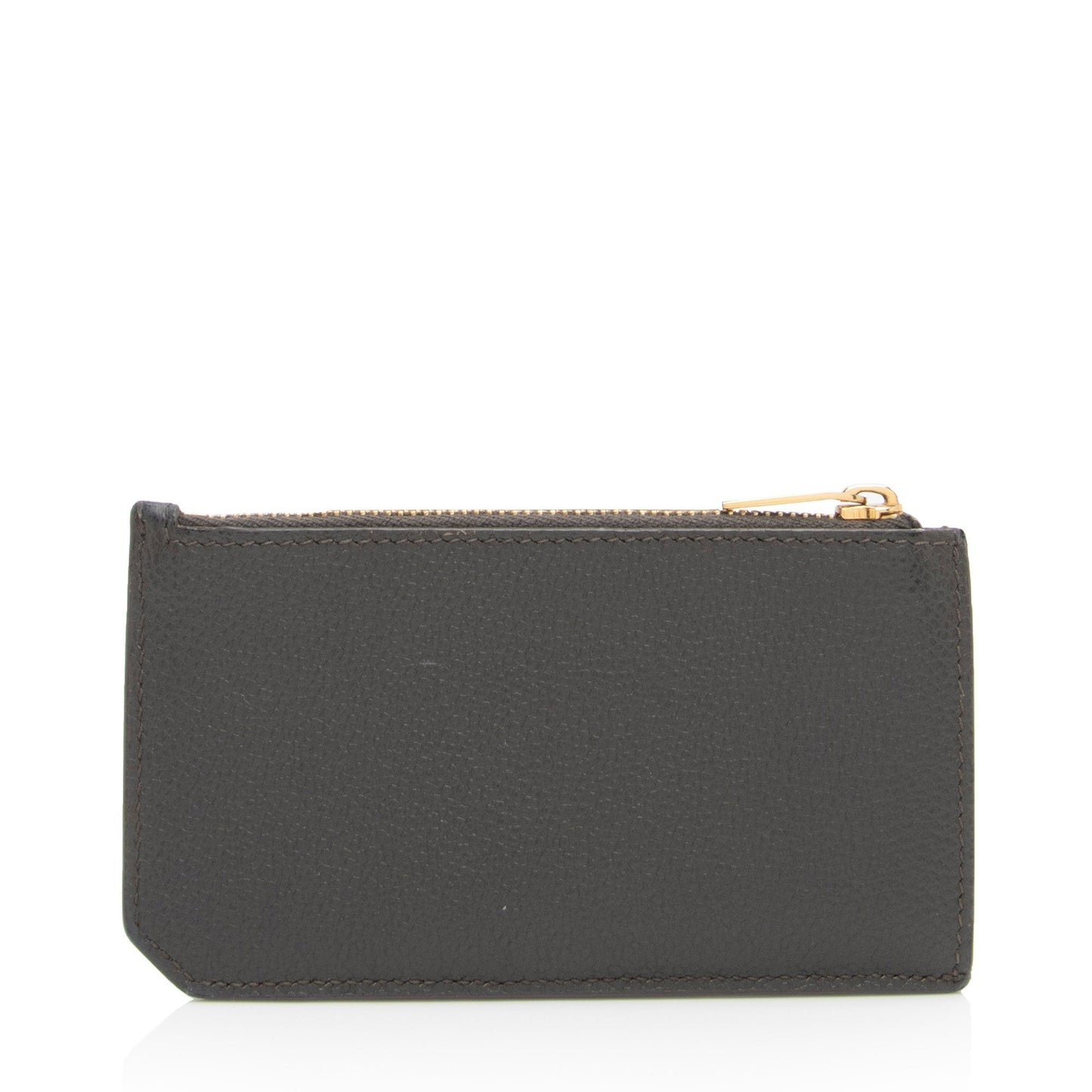 Saint Laurent Grain de Poudre Fragments Zipper Card Case guNOD1