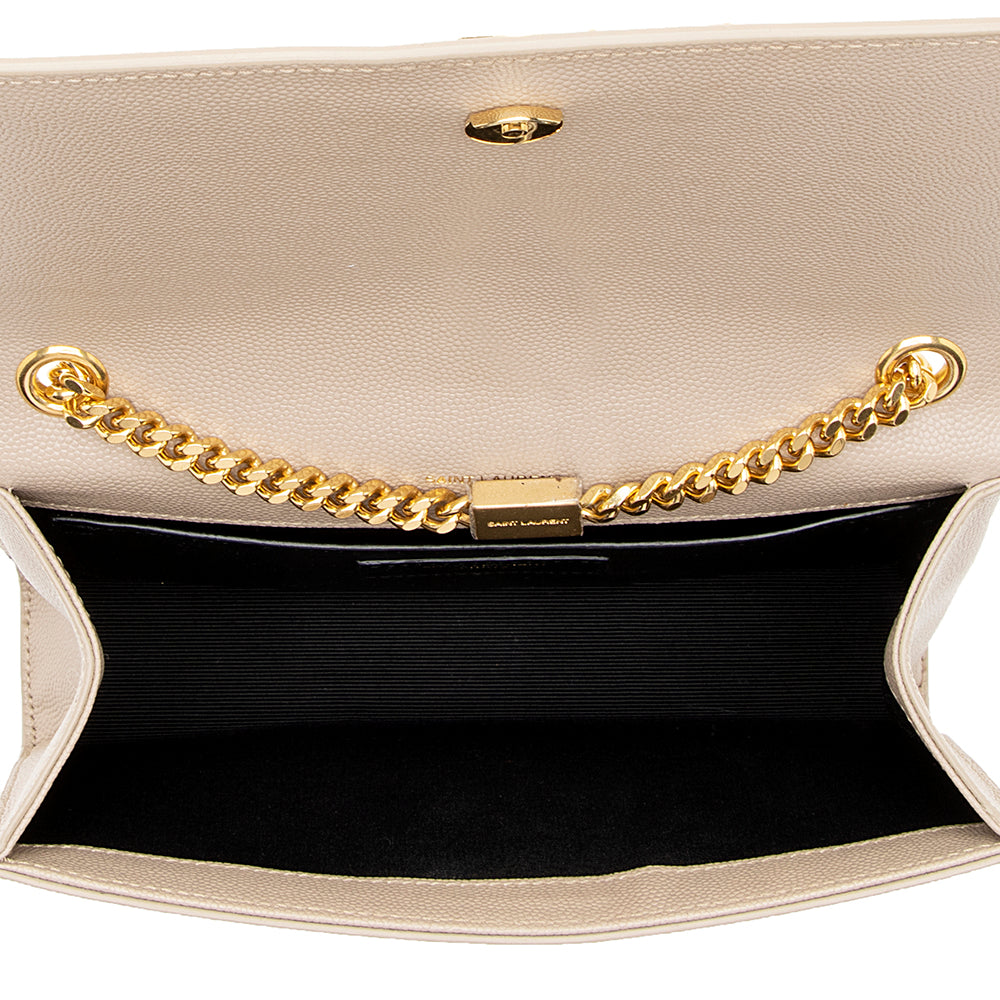 Saint Laurent Grain de Poudre Leather Classic Kate Chain Small Shoulder Bag 18573