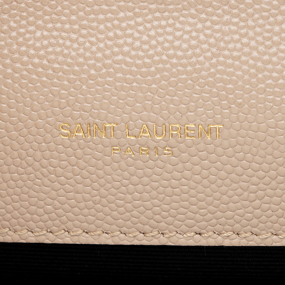 Saint Laurent Grain de Poudre Leather Classic Kate Chain Small Shoulder Bag 18573