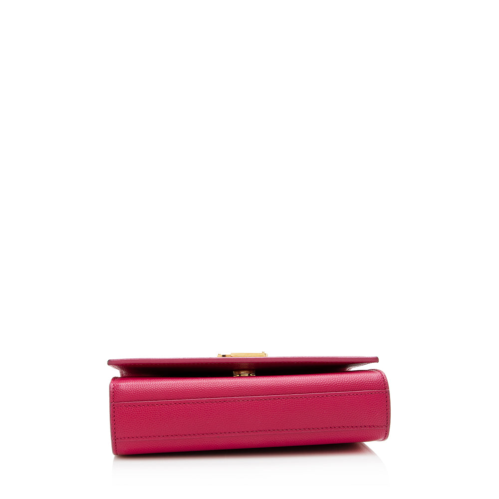 Saint Laurent Grain de Poudre Leather Classic Kate Chain Small Shoulder Bag 20743