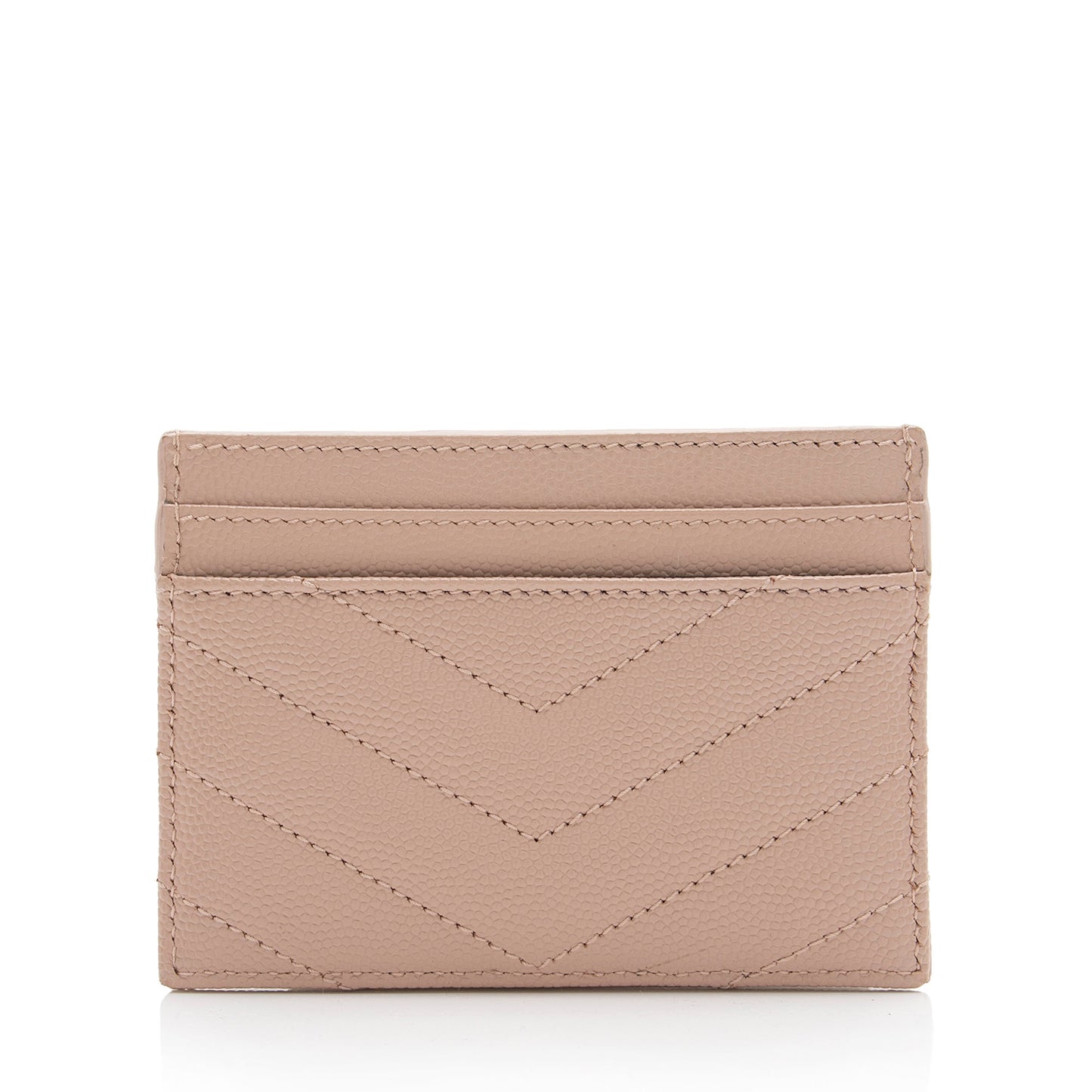Saint Laurent Grain de Poudre Monogram Card Case 23547