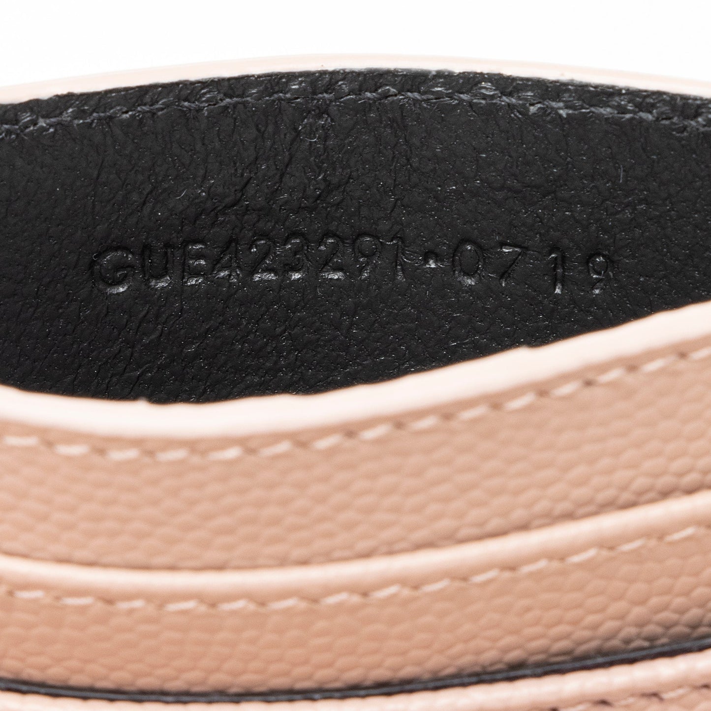 Saint Laurent Grain de Poudre Monogram Card Case 23547