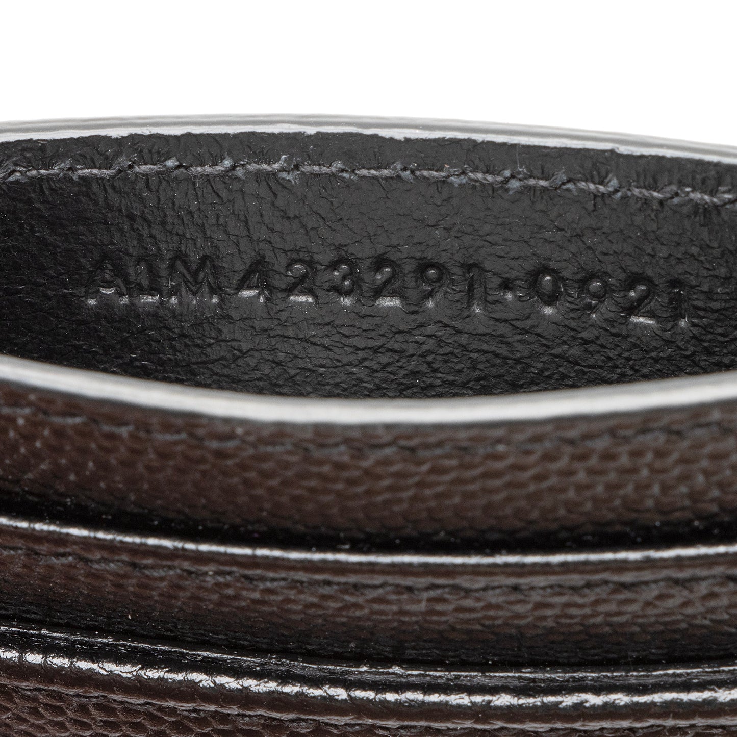 Saint Laurent Grain de Poudre Monogram Card Case 23687