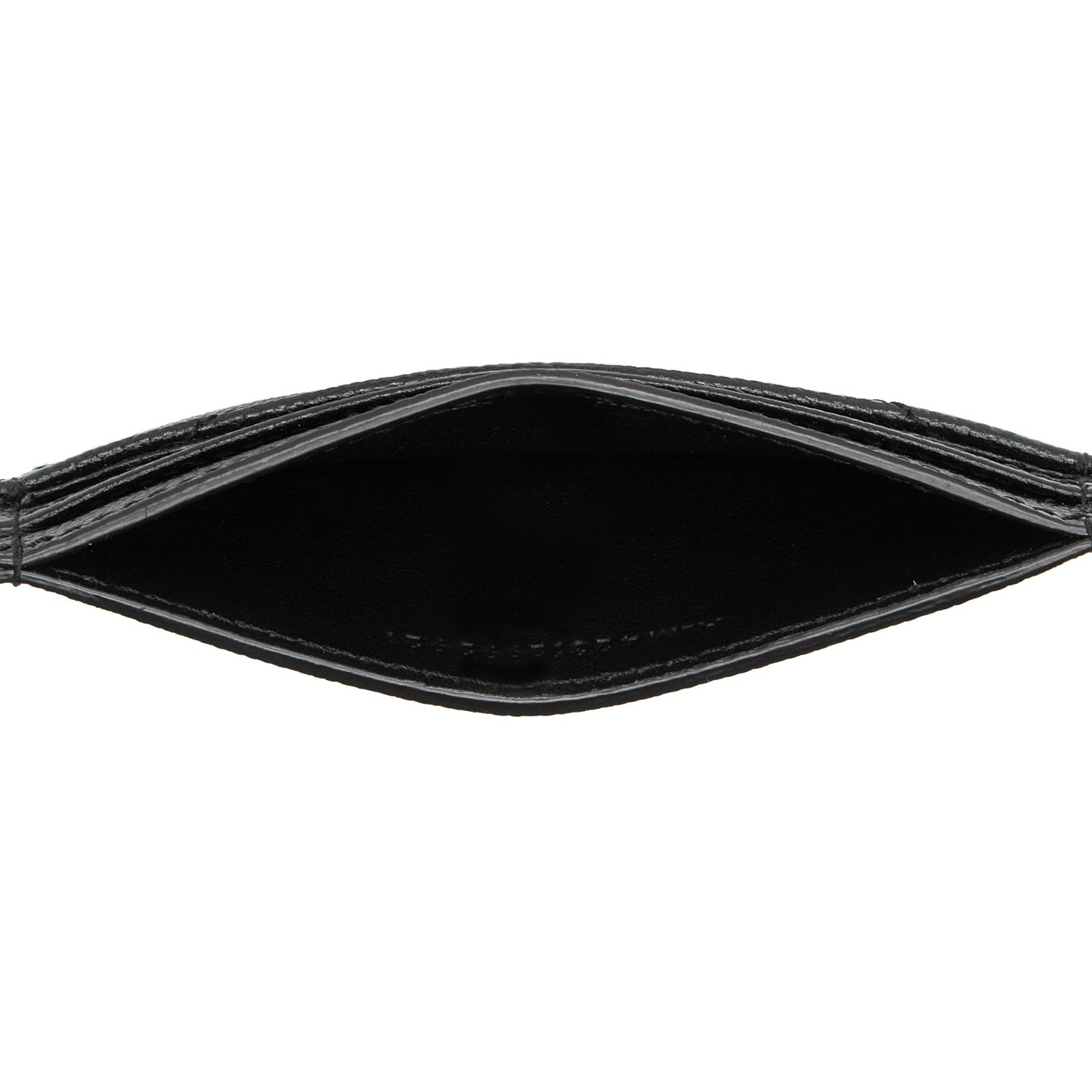 Saint Laurent Grain de Poudre Monogram Card Case 23687