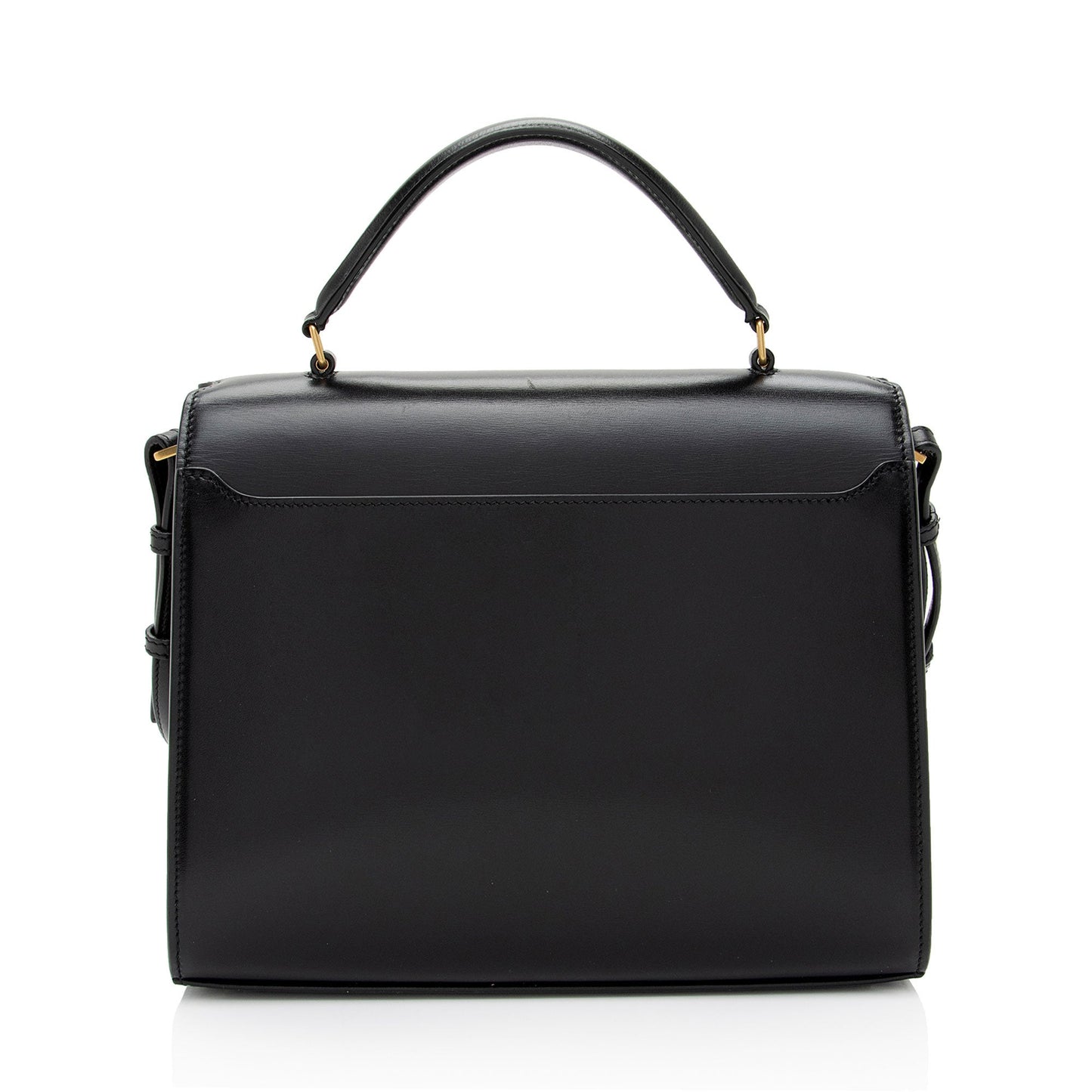 Saint Laurent Grain de Poudre Monogram Cassandra Medium Top Handle EEhl36