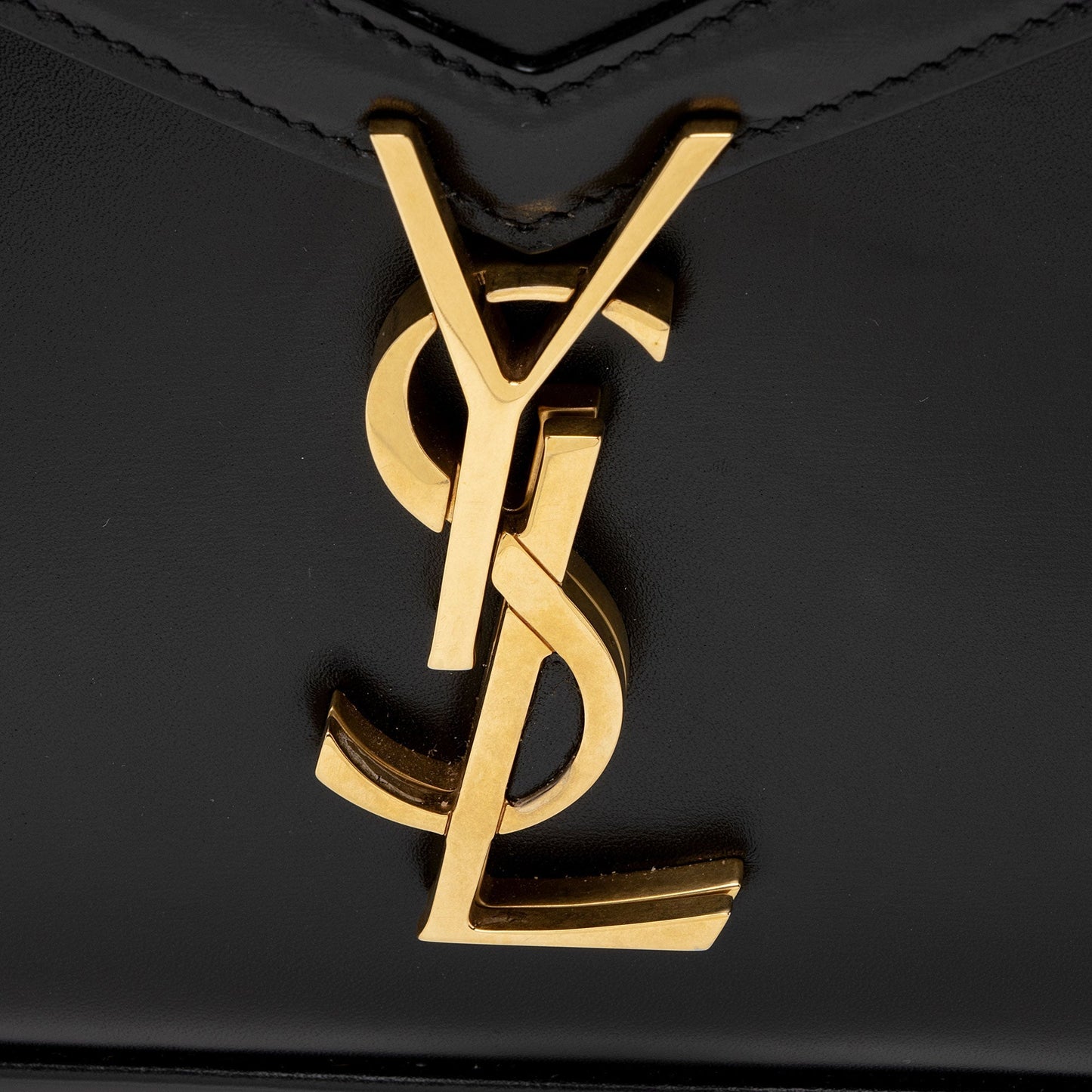 Saint Laurent Grain de Poudre Monogram Cassandra Medium Top Handle EEhl36