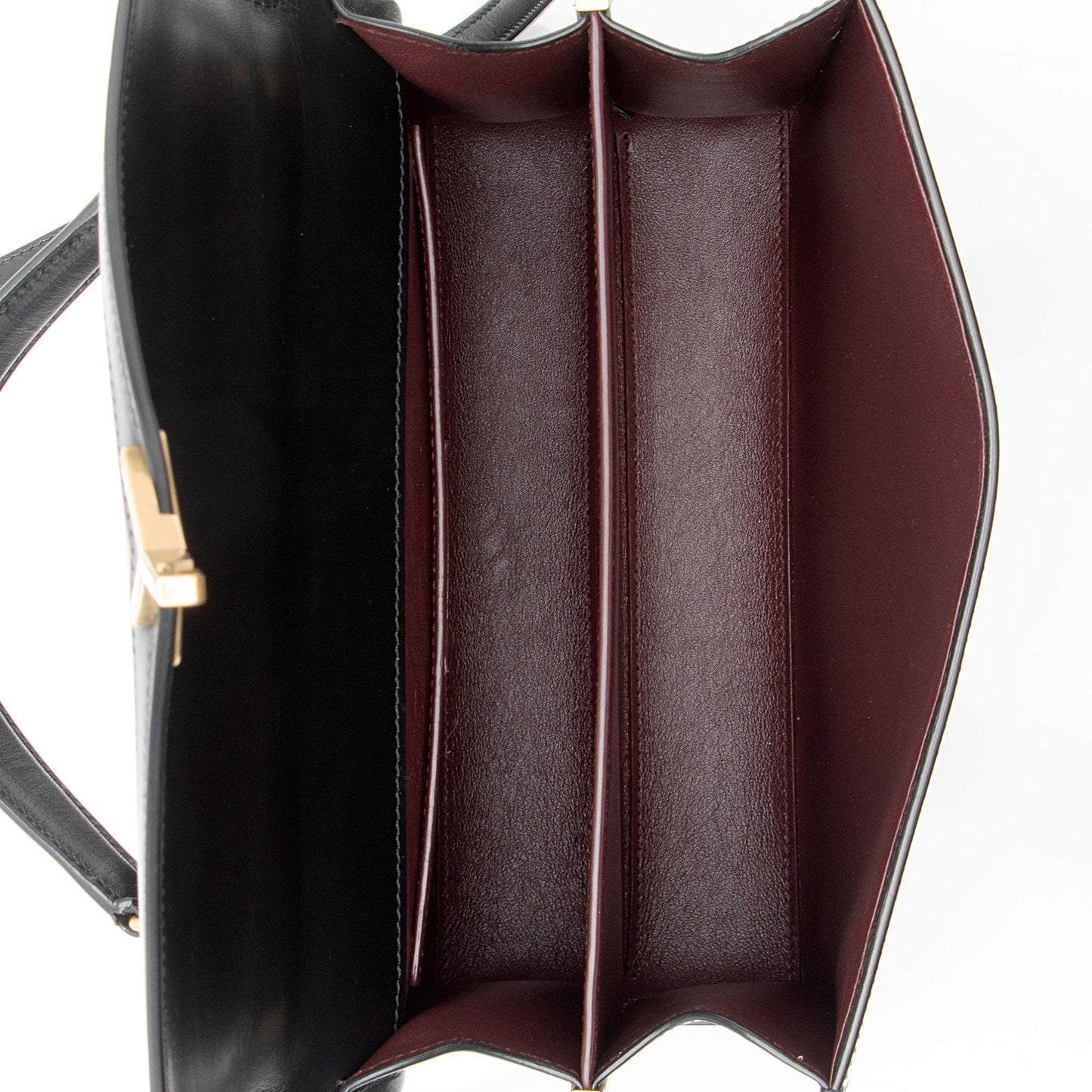 Saint Laurent Grain de Poudre Monogram Cassandra Medium Top Handle EEhl36