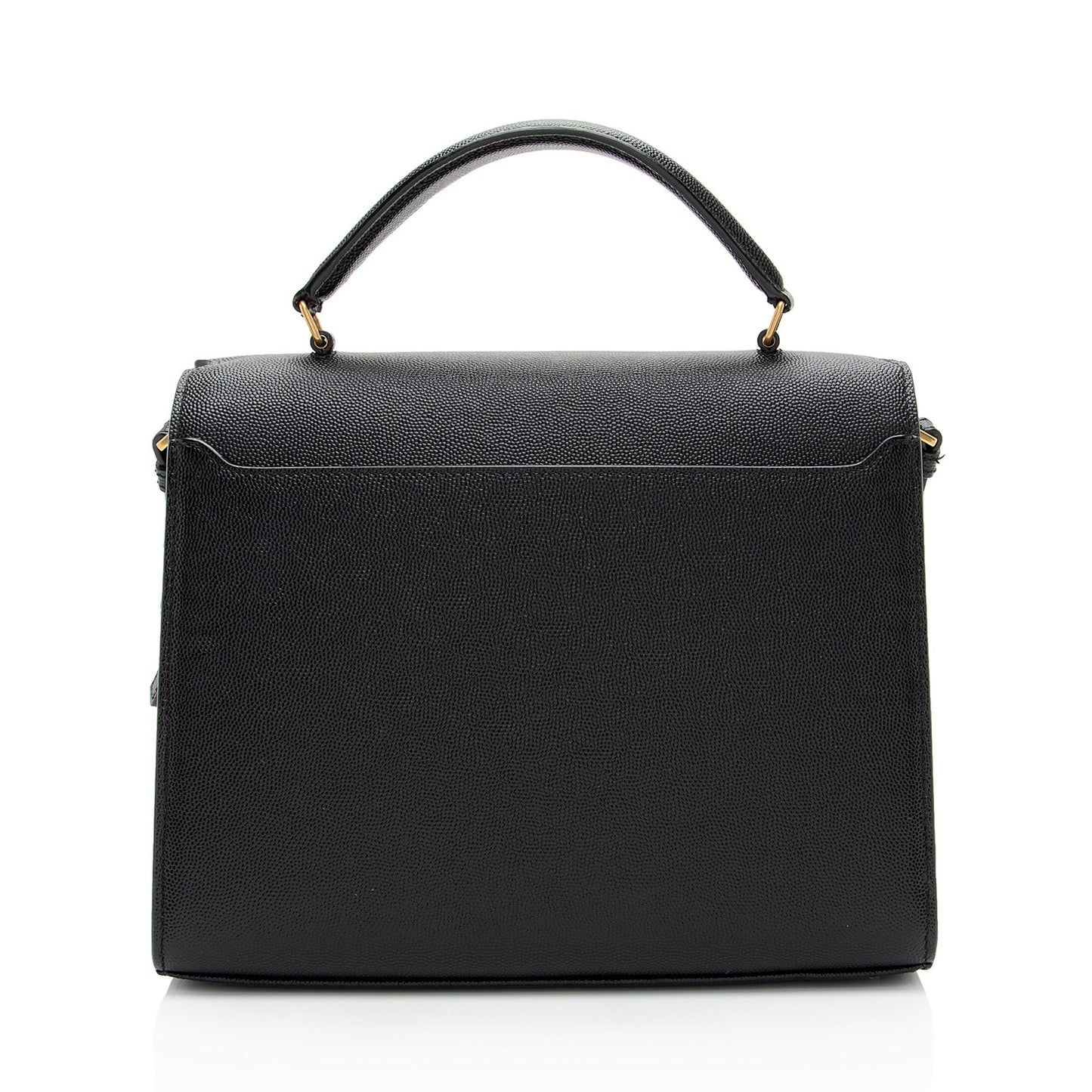Saint Laurent Grain de Poudre Monogram Cassandra Medium Top Handle HGeoF5