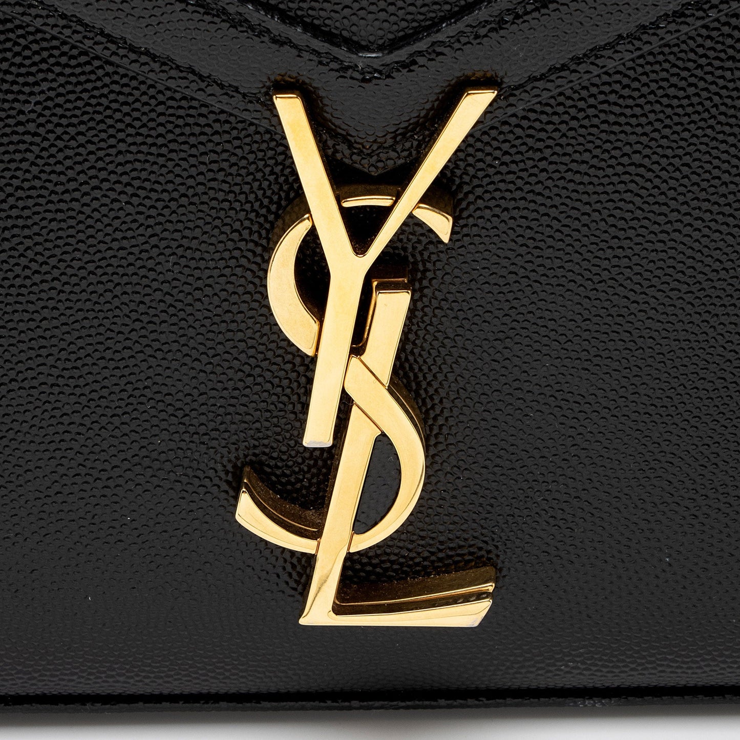Saint Laurent Grain de Poudre Monogram Cassandra Medium Top Handle HGeoF5
