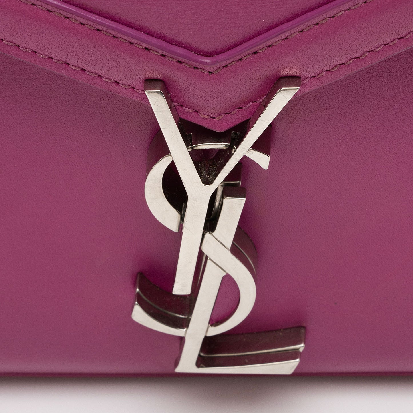 Saint Laurent Grain de Poudre Monogram Cassandra Mini Top Handle Bag - FINAL SALE Vxl0wA