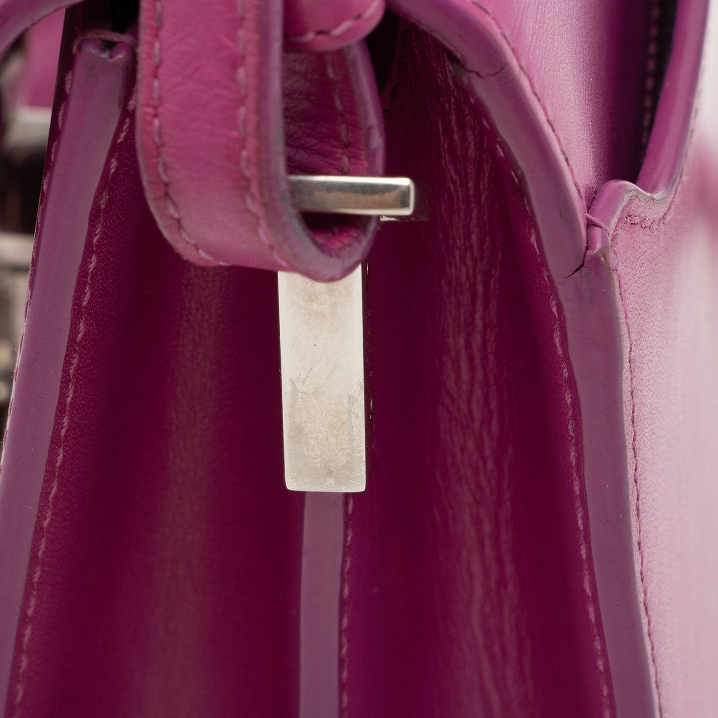 Saint Laurent Grain de Poudre Monogram Cassandra Mini Top Handle Bag - FINAL SALE Vxl0wA