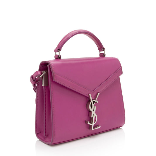 Saint Laurent Grain de Poudre Monogram Cassandra Mini Top Handle Bag - FINAL SALE Vxl0wA