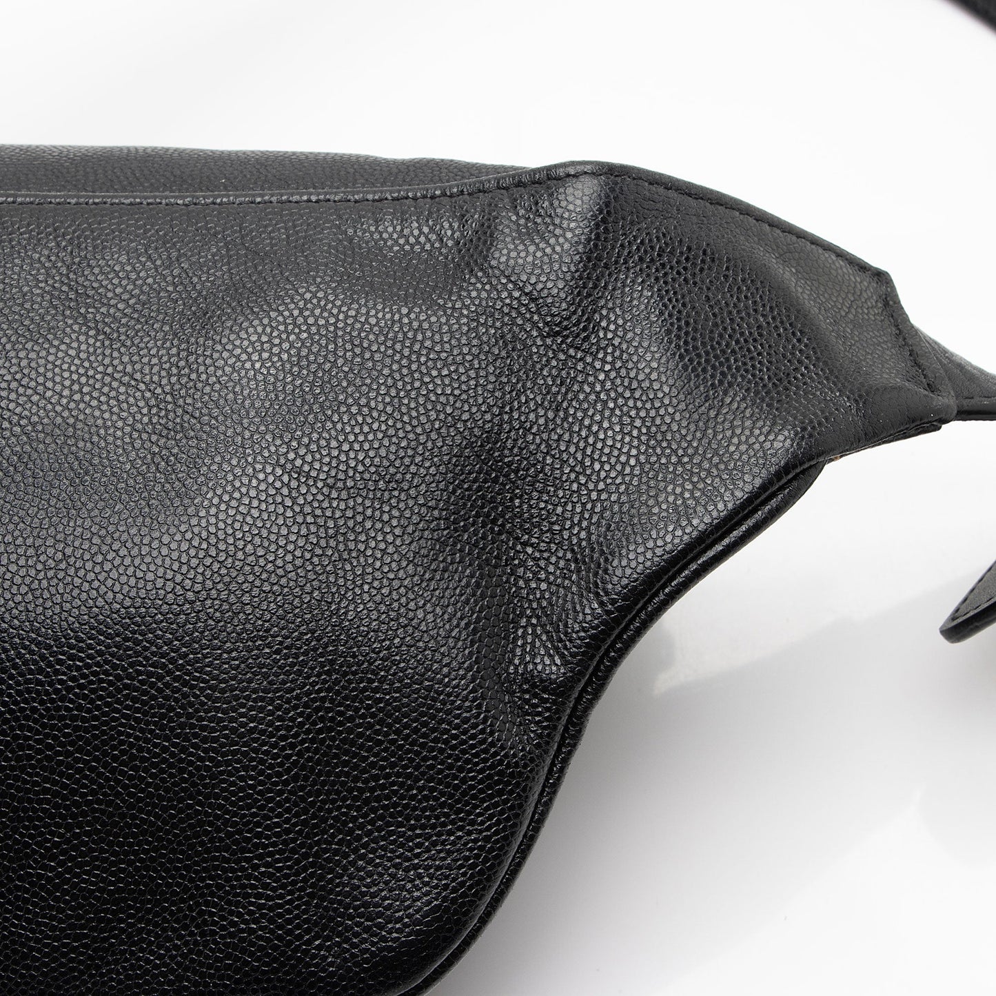 Saint Laurent Grain de Poudre Monogram Cassandre Belt Bag Gvv9El