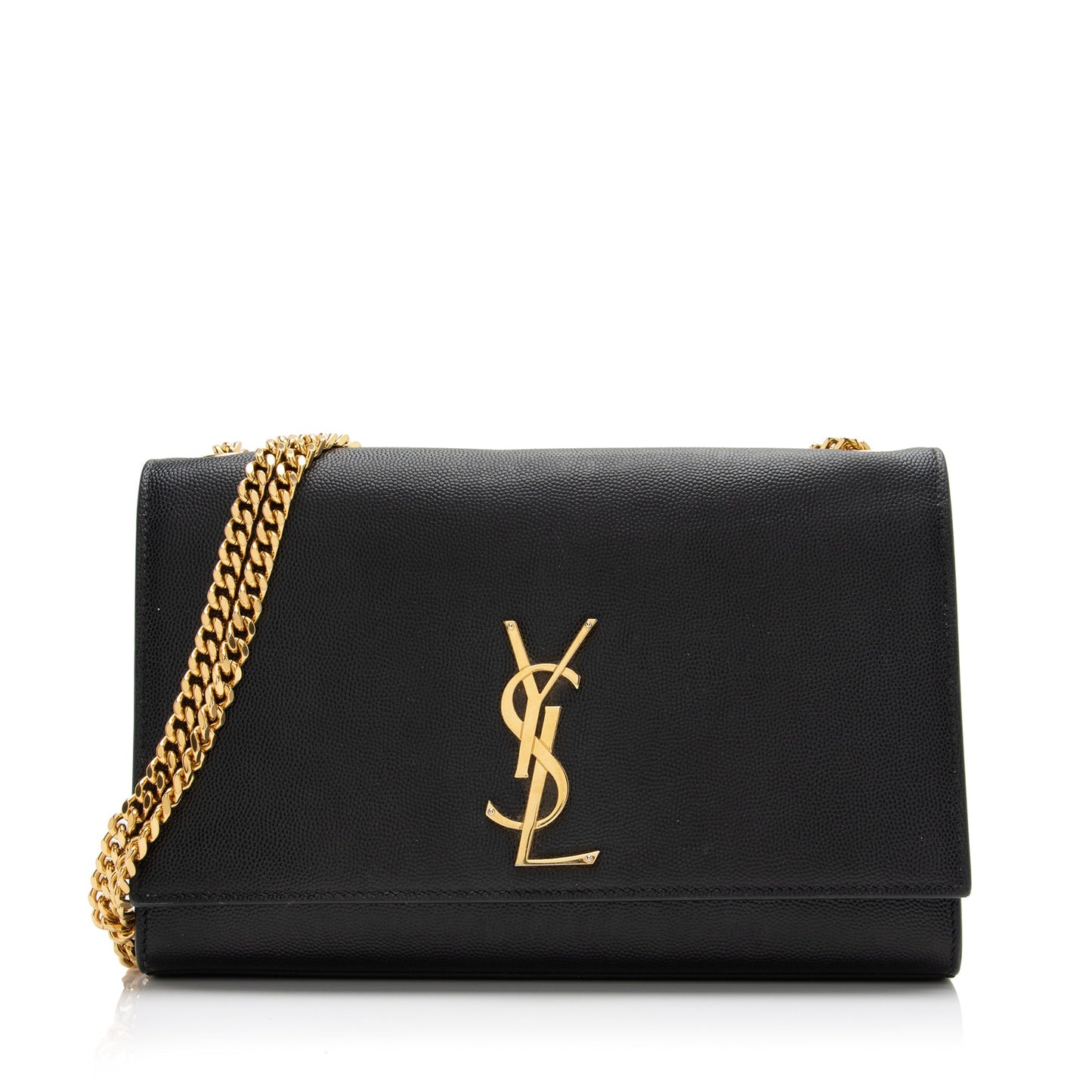 Saint Laurent Grain de Poudre Monogram Kate Chain Medium Shoulder Bag rJQIm6