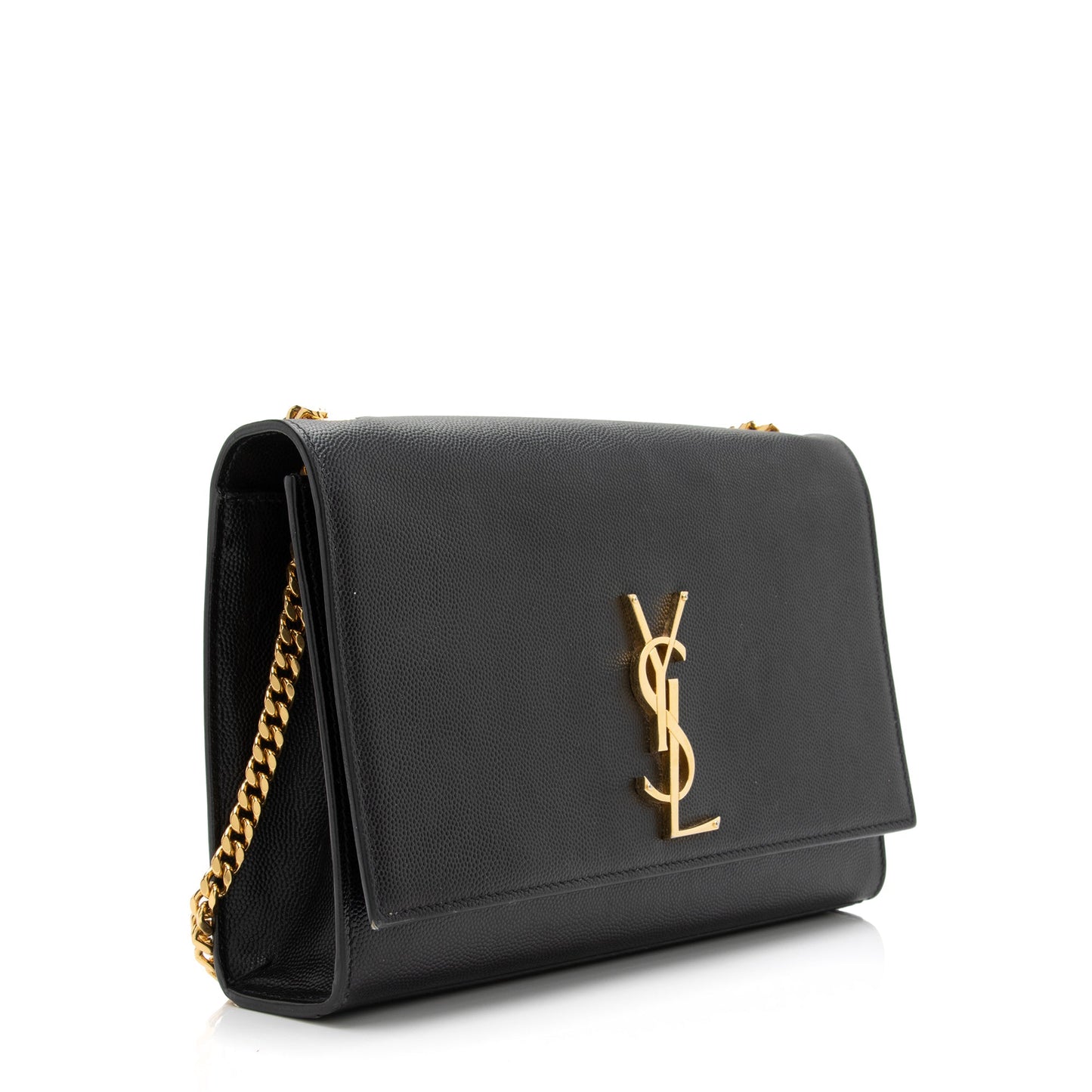 Saint Laurent Grain de Poudre Monogram Kate Chain Medium Shoulder Bag rJQIm6