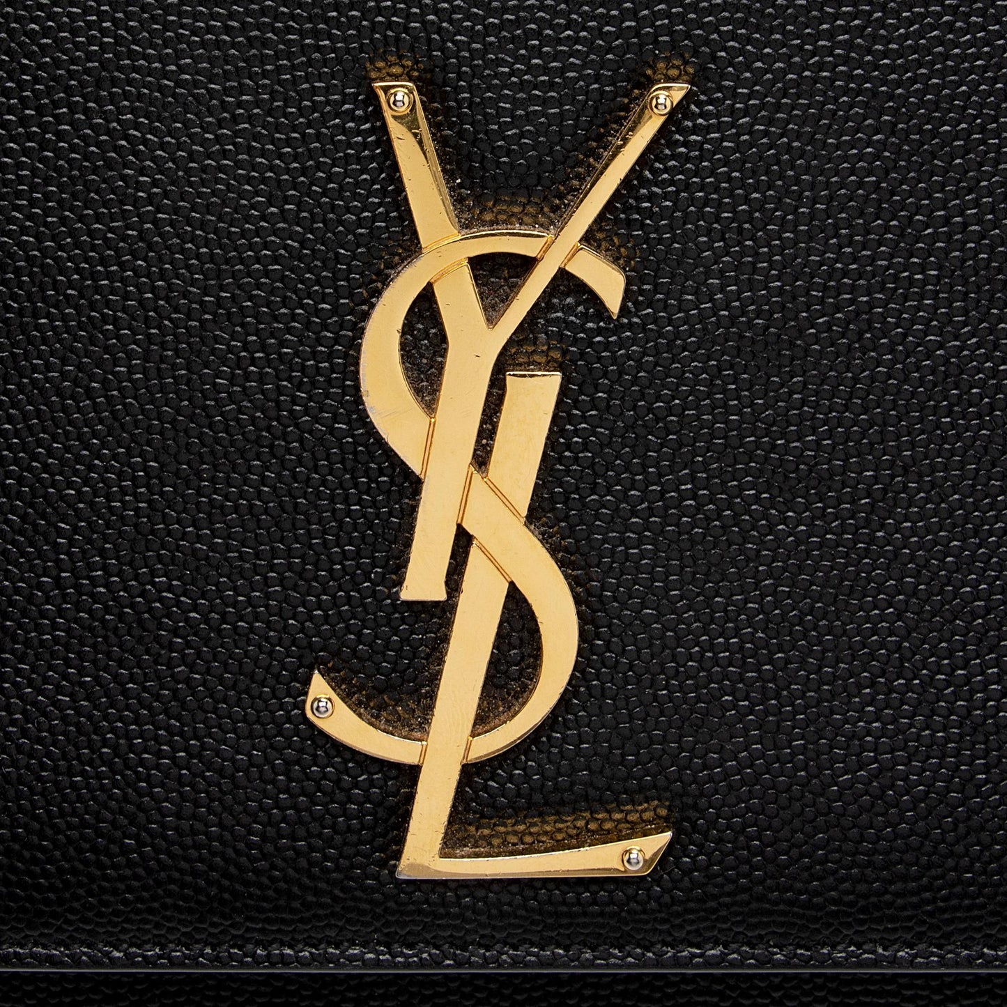 Saint Laurent Grain de Poudre Monogram Kate Chain Medium Shoulder Bag xw0vdE