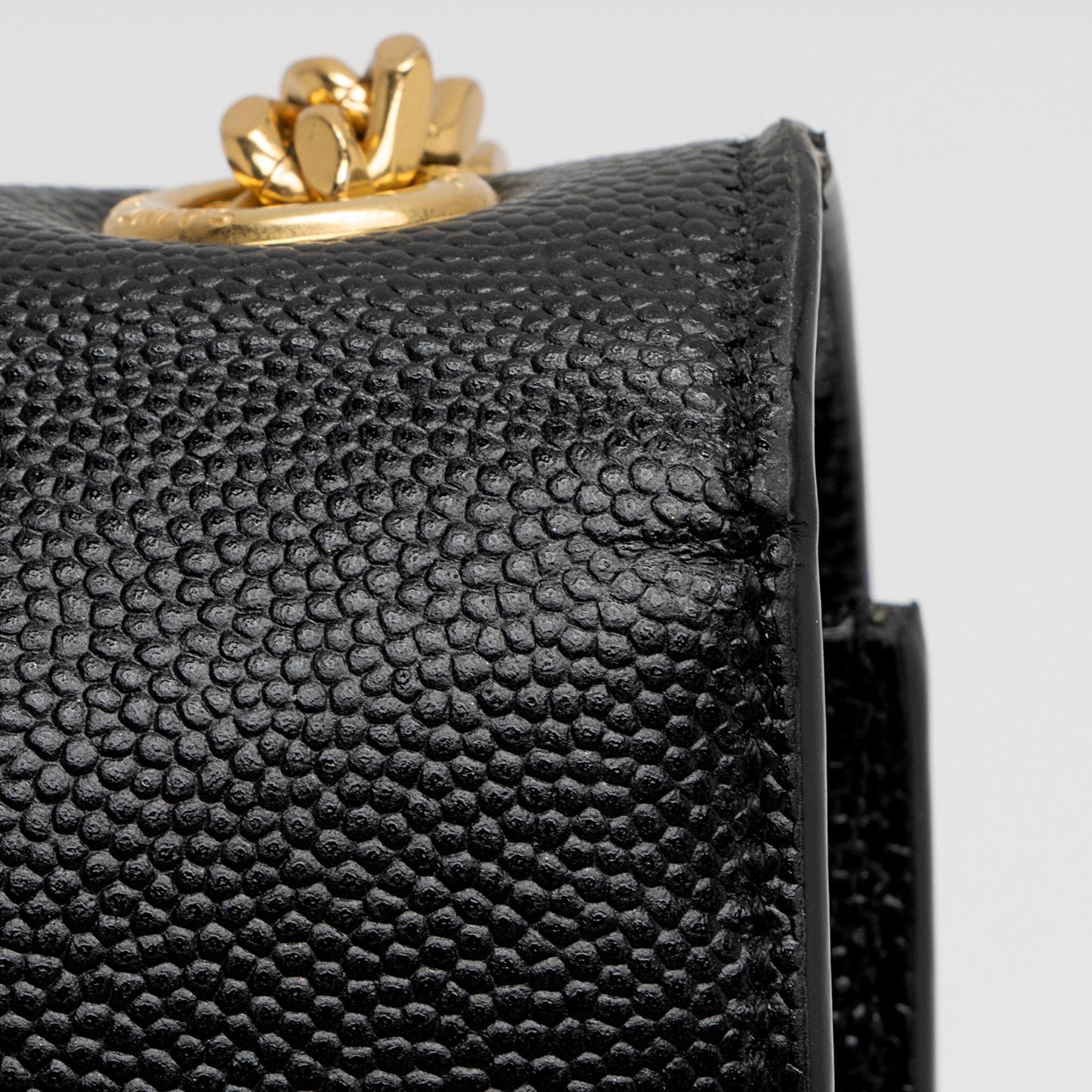 Saint Laurent Grain de Poudre Monogram Kate Chain Medium Shoulder Bag xw0vdE