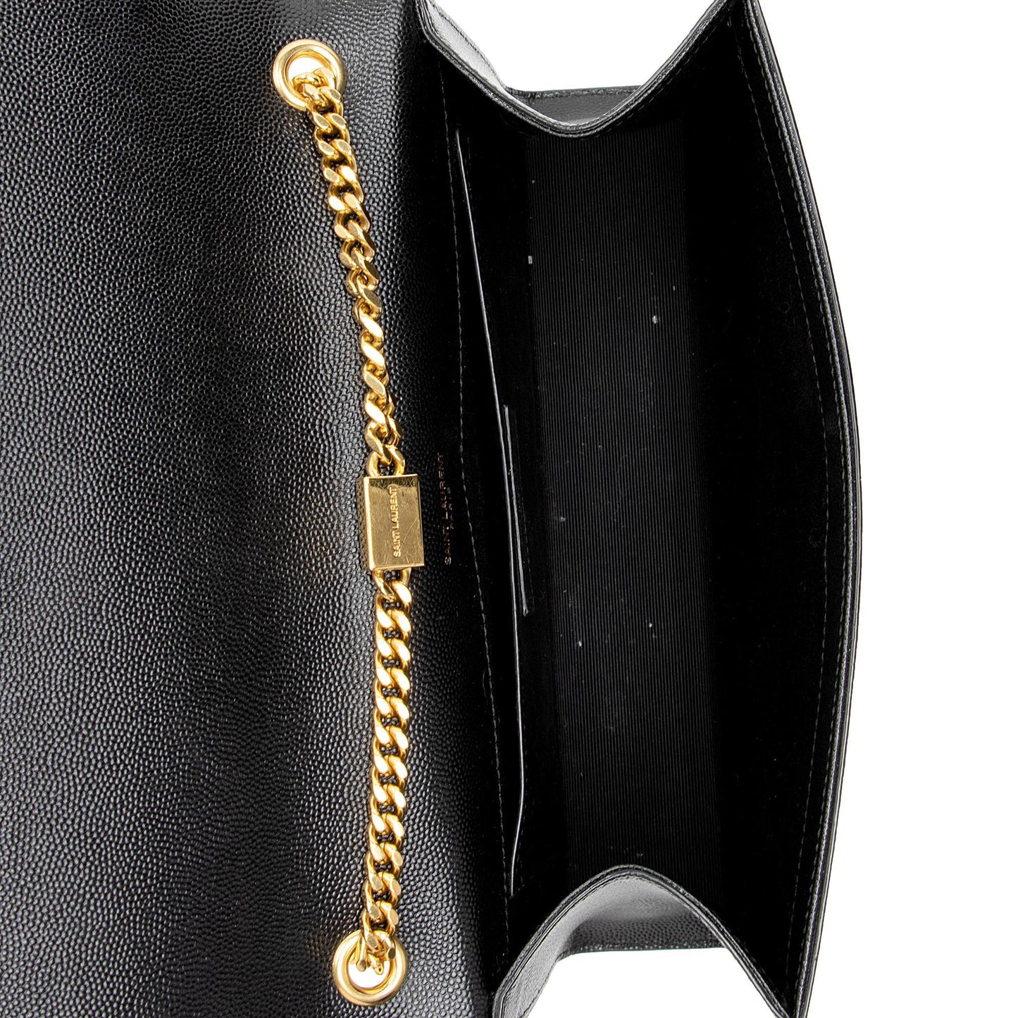Saint Laurent Grain de Poudre Monogram Kate Chain Medium Shoulder Bag xw0vdE