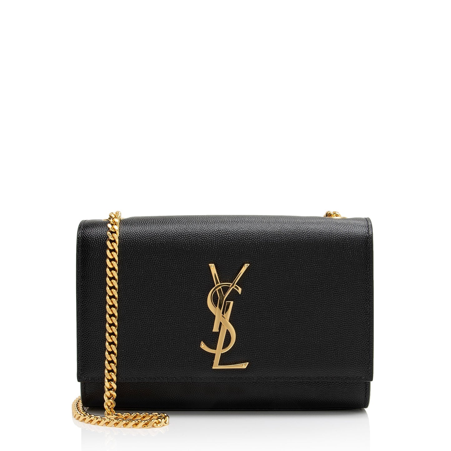 Saint Laurent Grain de Poudre Monogram Kate Chain Small Shoulder Bag fpBhFG