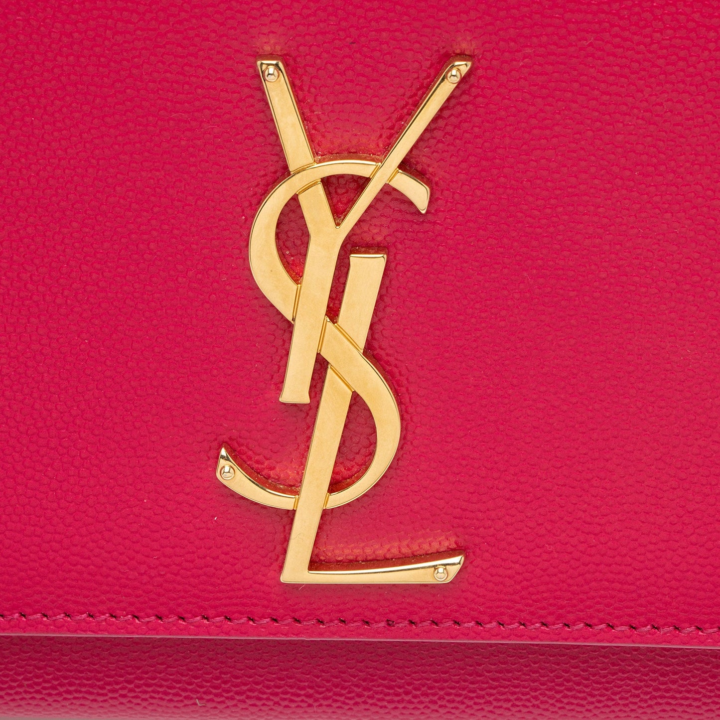 Saint Laurent Grain de Poudre Monogram Kate Clutch 8lVtTP