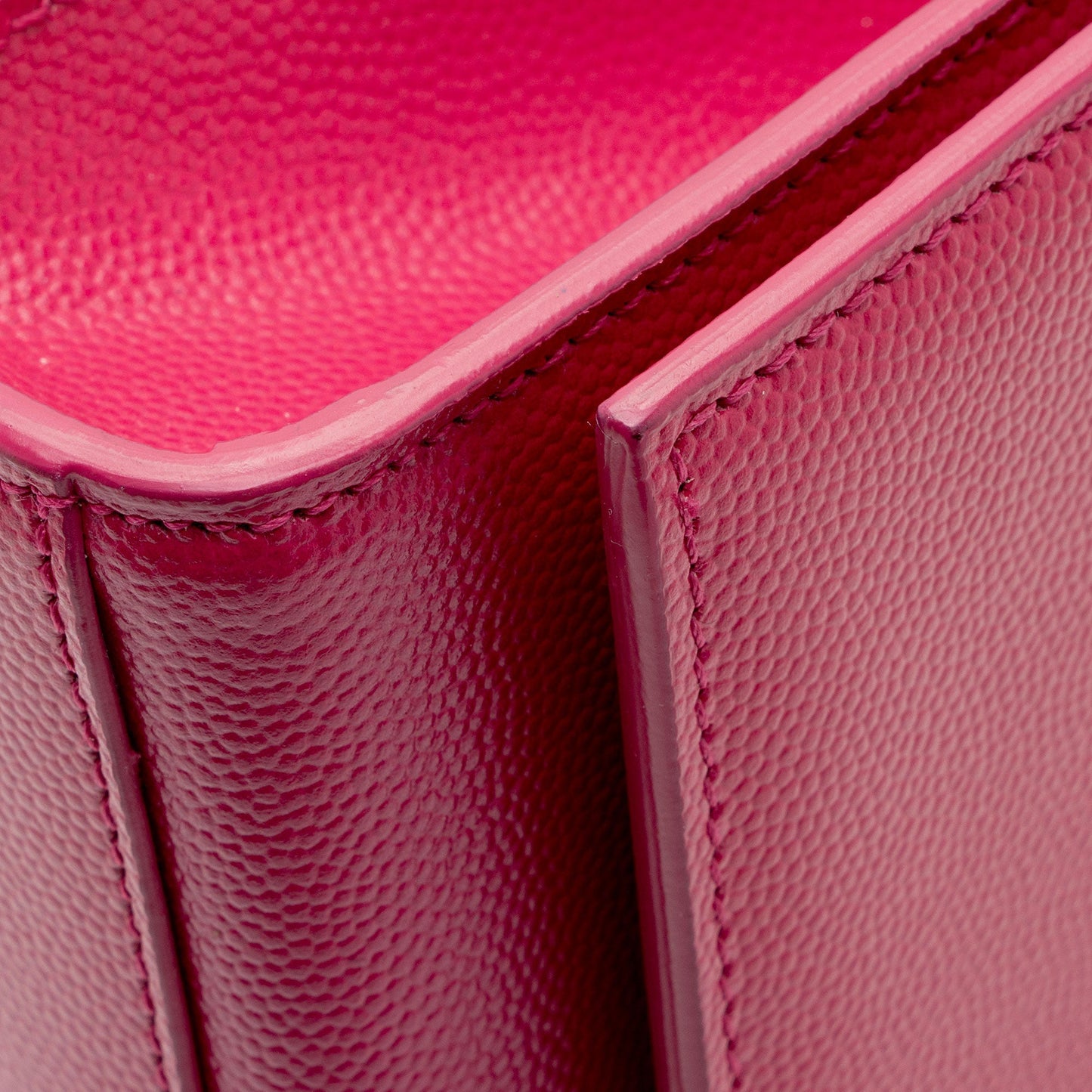 Saint Laurent Grain de Poudre Monogram Kate Clutch 8lVtTP