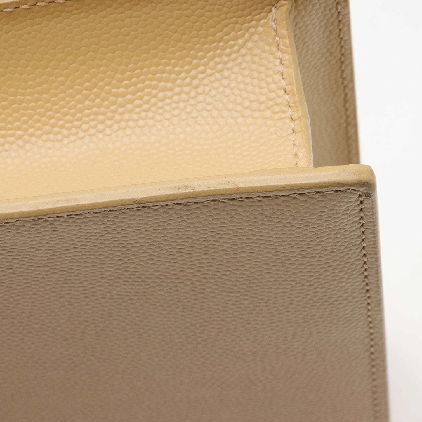 Saint Laurent Grain de Poudre Monogram Kate Clutch y0Ya4u