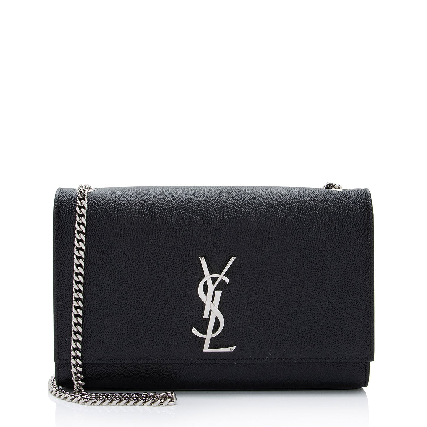 Saint Laurent Grain de Poudre Monogram Kate Medium Shoulder Bag uJEVt3