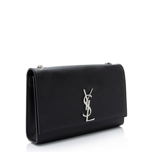 Saint Laurent Grain de Poudre Monogram Kate Medium Shoulder Bag uJEVt3
