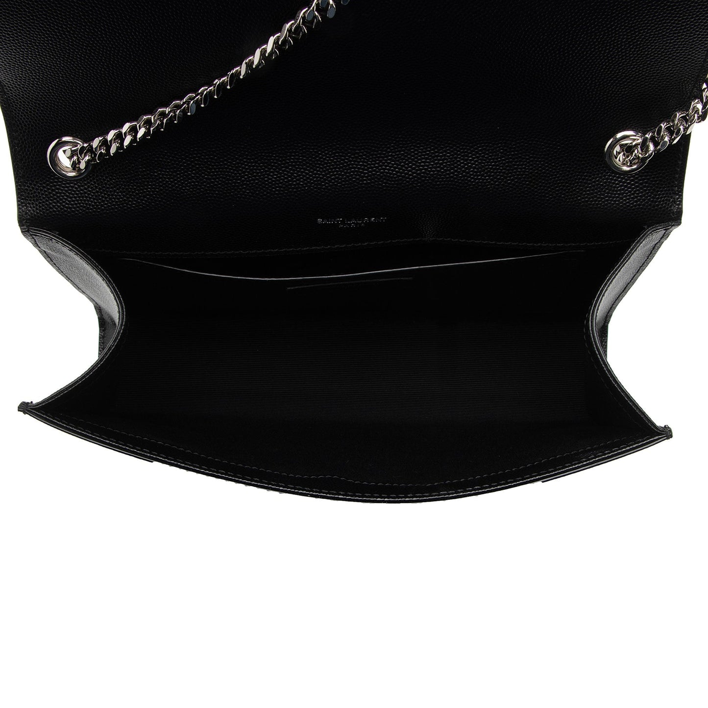 Saint Laurent Grain de Poudre Monogram Kate Medium Shoulder Bag EiaKZL