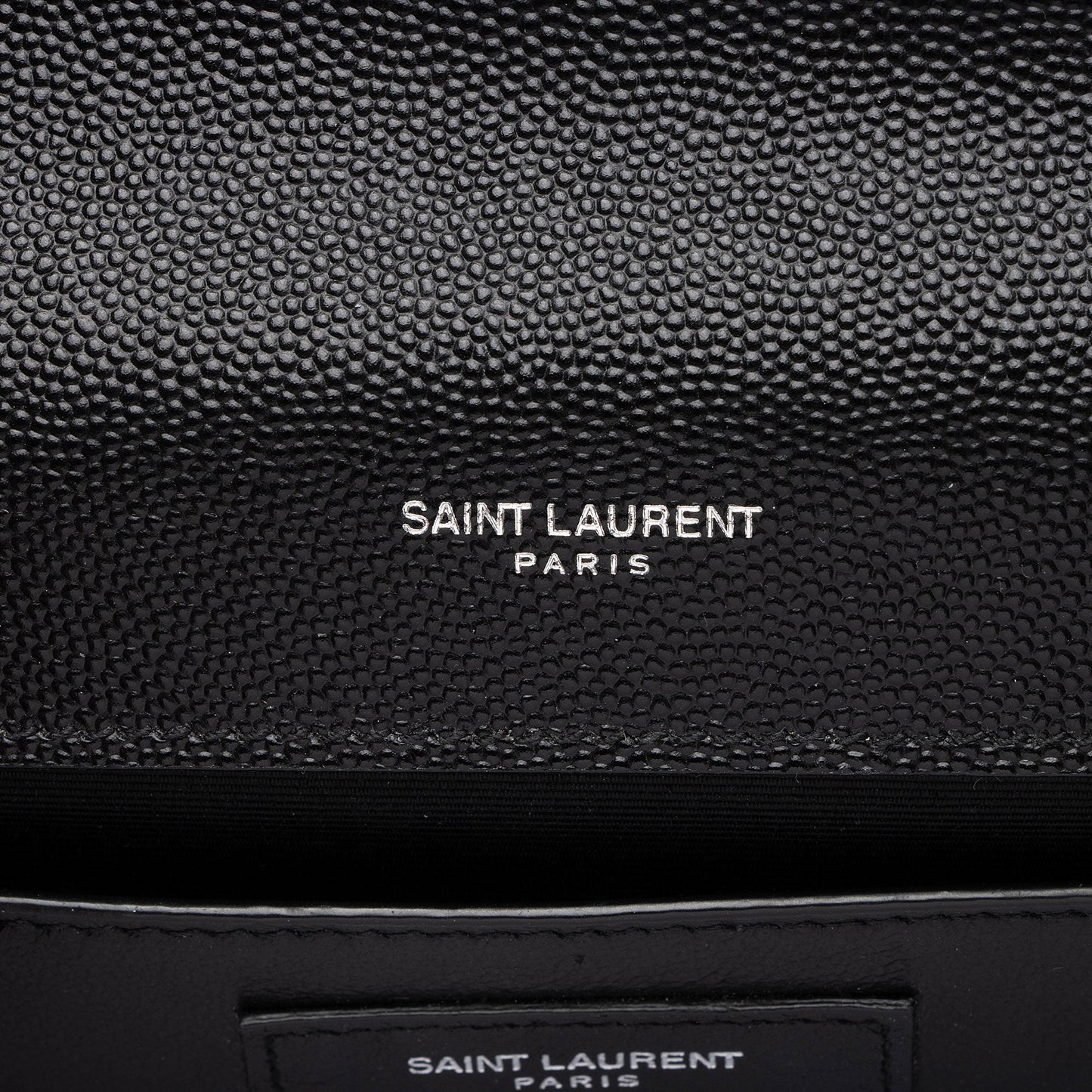 Saint Laurent Grain de Poudre Monogram Kate Medium Shoulder Bag EiaKZL